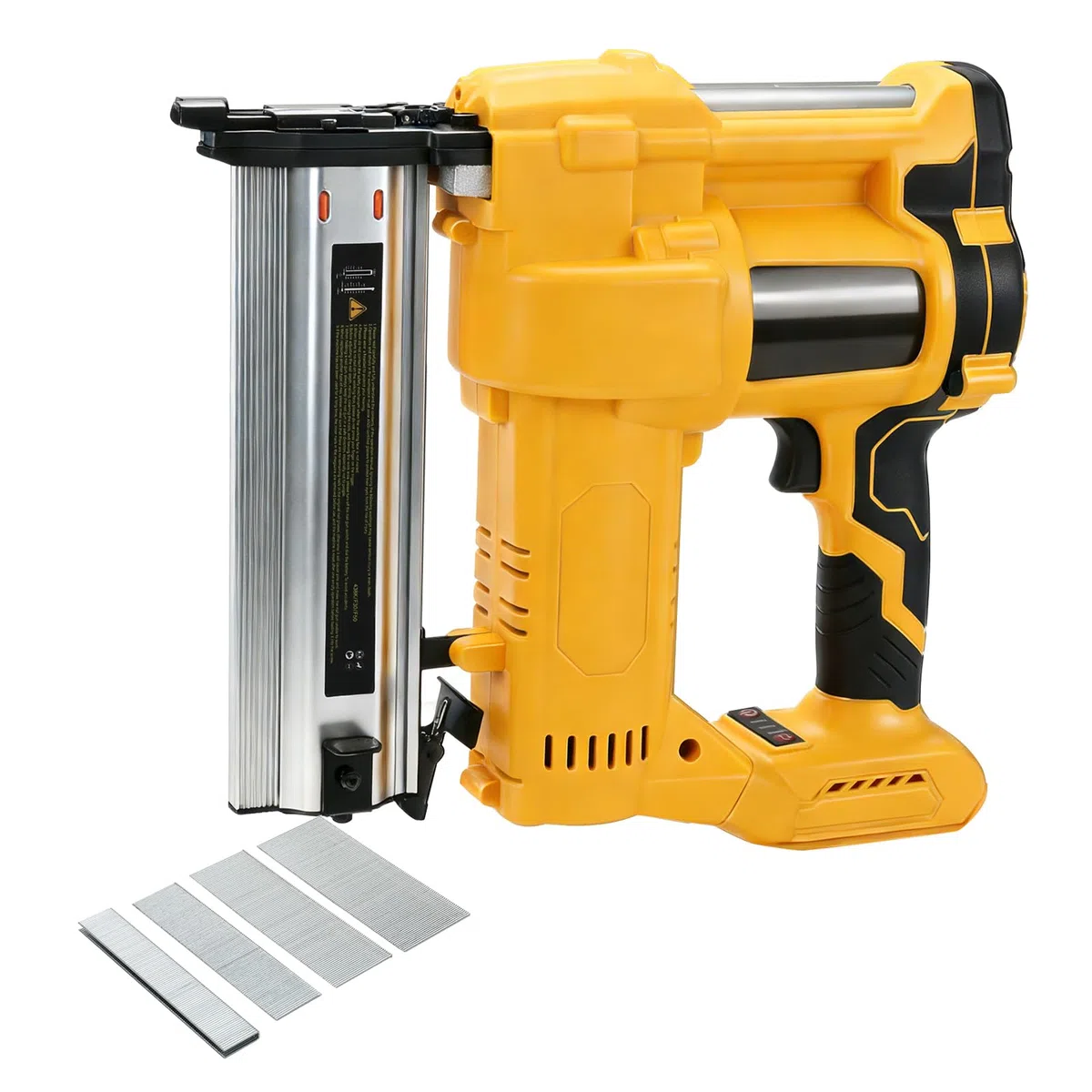 Akumulatorowa gwoździarka Brad 18GA 5.1 cm kompatybilna z akumulatorem Dewalt 18 V 20 V, 2 w 1, bezprzewodowy pistolet do paznokci, zacięcie bez narzędzi, regulowana głębokość, zszywacz akumulatorowy
