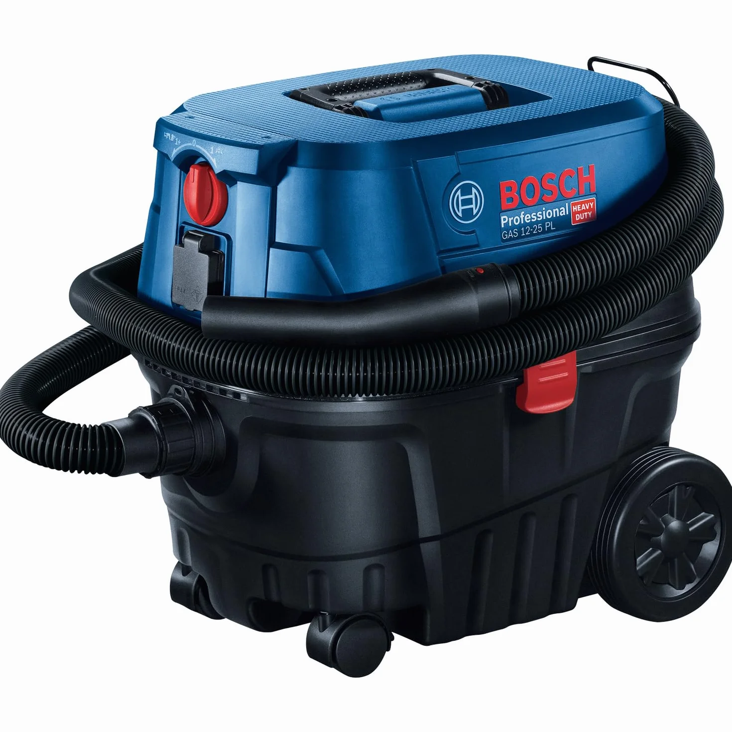 Bosch Professional: odkurzacz do pracy na mokro i na sucho GAS 12-25 PL (dysza do spoin, wąż 3 m, wąż antystatyczny, filtr wstępny, filtr HEPA)