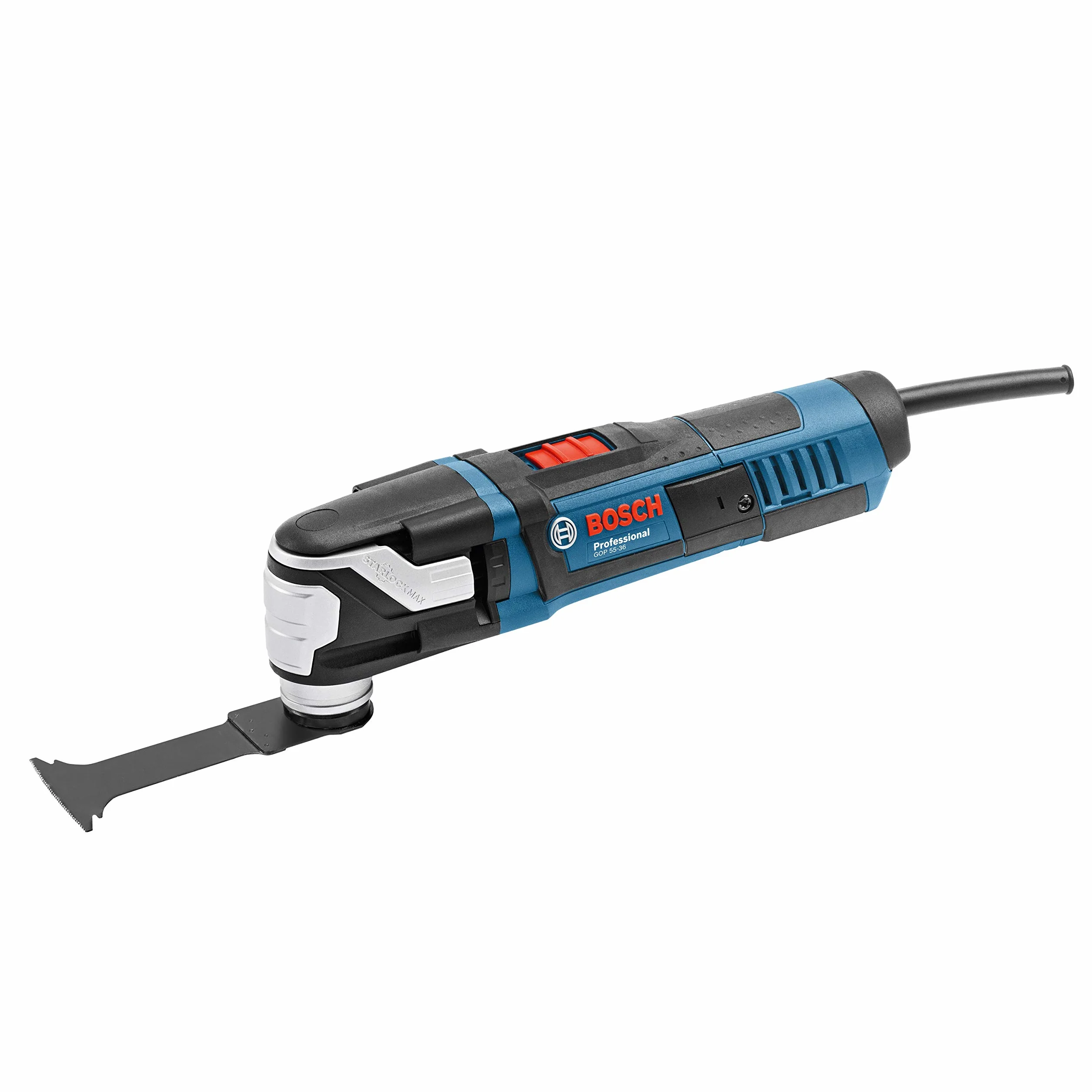 Bosch Professional GOP 55-36 narzędzie wielofunkcyjne Starlock 550 W 9 brzeszczotów 25 pap. ściernych L-BOXX