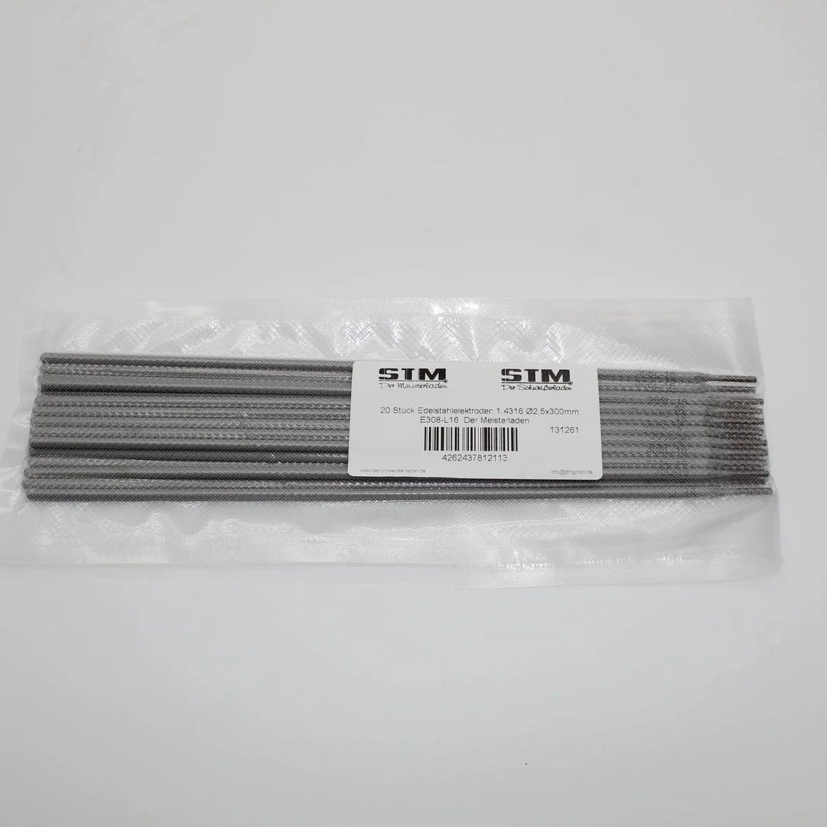 Elektrody spawalnicze stal szlachetna V2A 1.4316 (308L) Ø 2,5 mm 20 sztuk