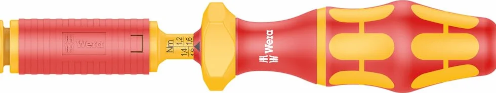 Wera 7441 Kraftform VDE Regulowany uchwyt śrubokręta dynamometrycznego 1,2-3 Nm, 05074750001