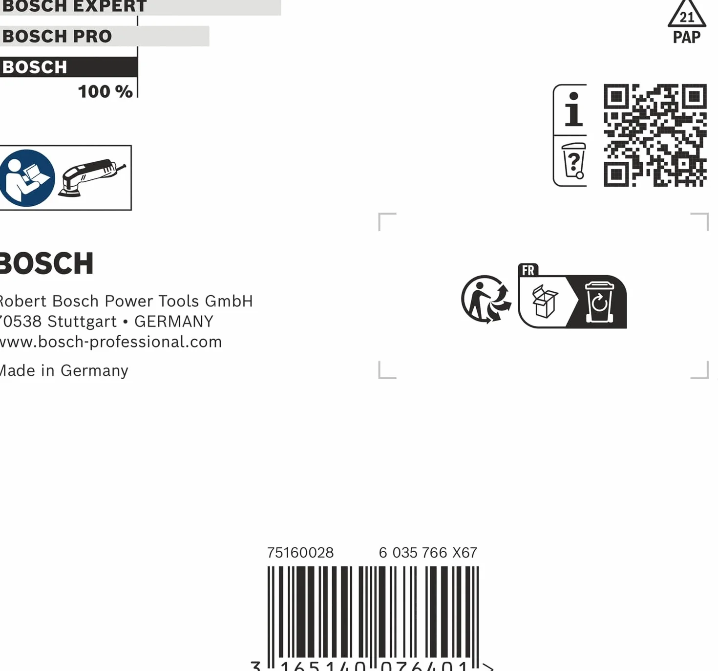 Bosch Professional 1 x płyta szlifierska (do szlifierek trójkątnych Bosch PDA 100 i PDA 120 E, 93 mm, akcesoria wielofunkcyjne narzędzie)