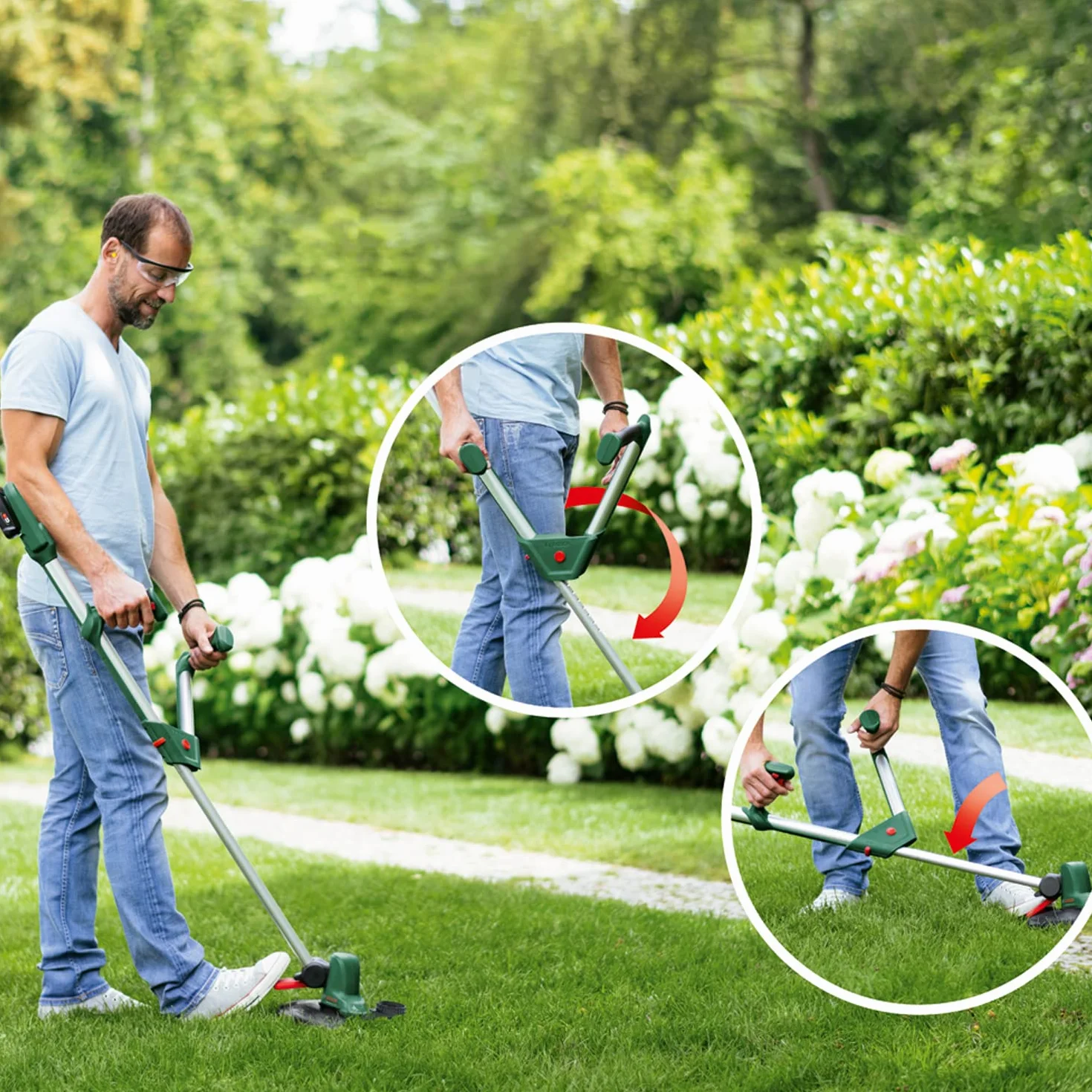 Bosch Universalgrasscut Akumulatorowa Podkaszarka do Trawy, Zielony, 26 cm