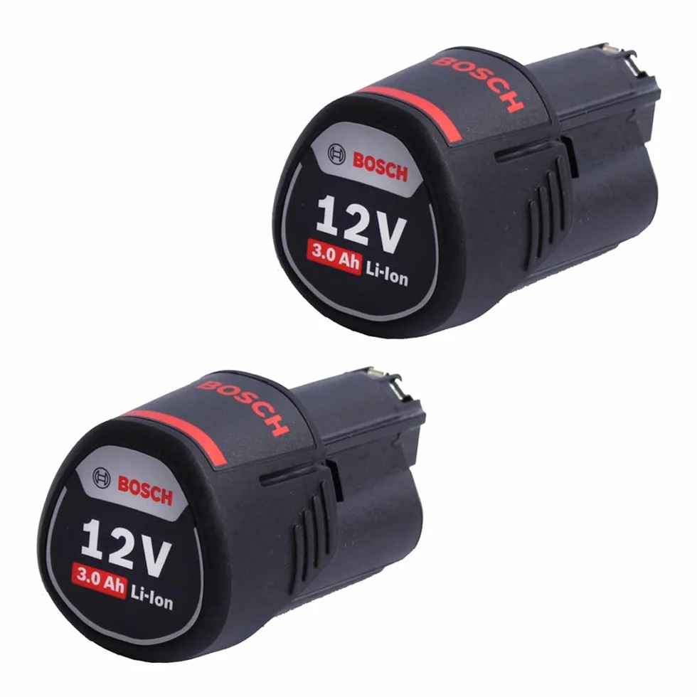 Bosch Professional system 12V: zestaw startowy – 2 akumulatory GBA 12V 3.0Ah