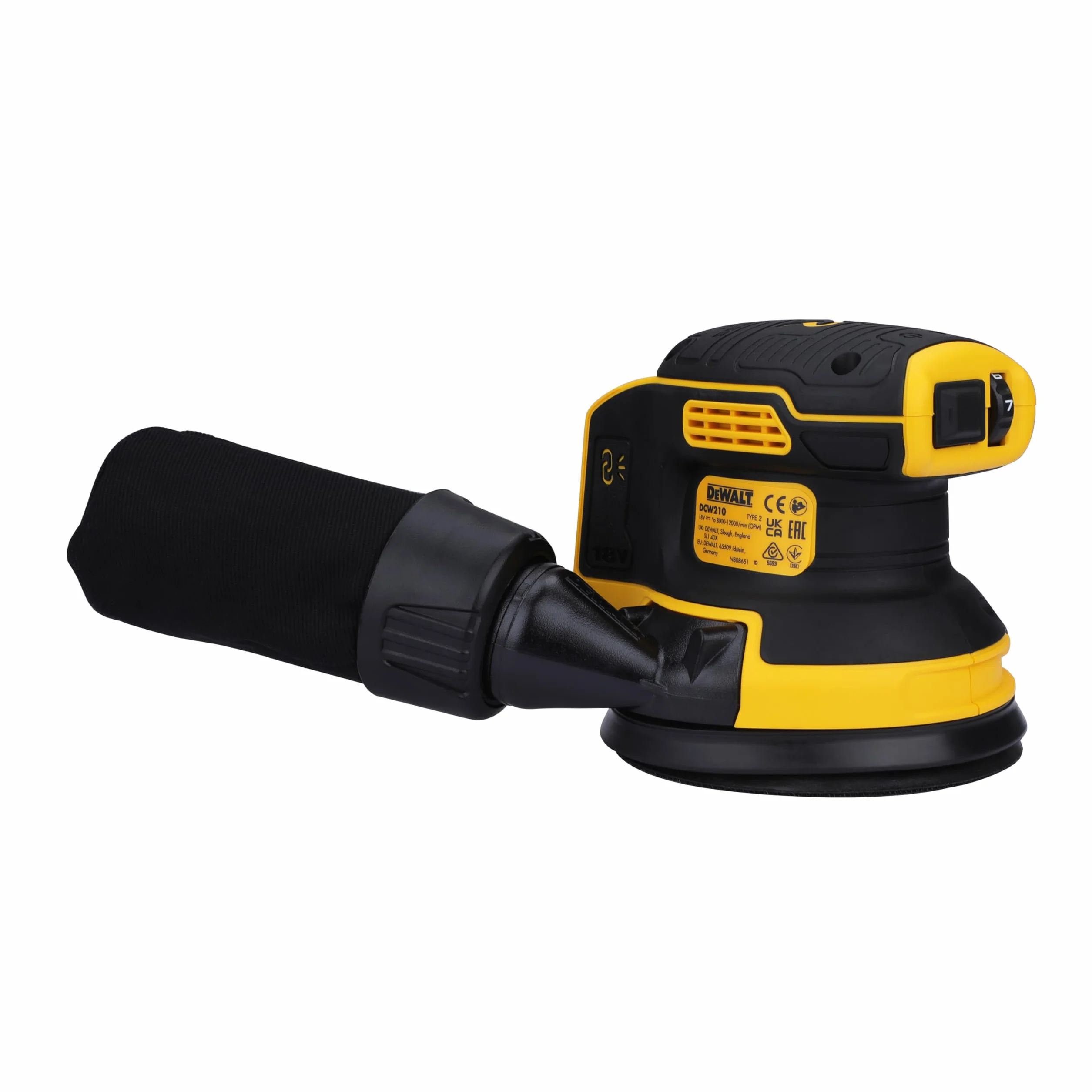 Dewalt Xr Bl Szlifierka, Czarny/Żółty, 125 mm