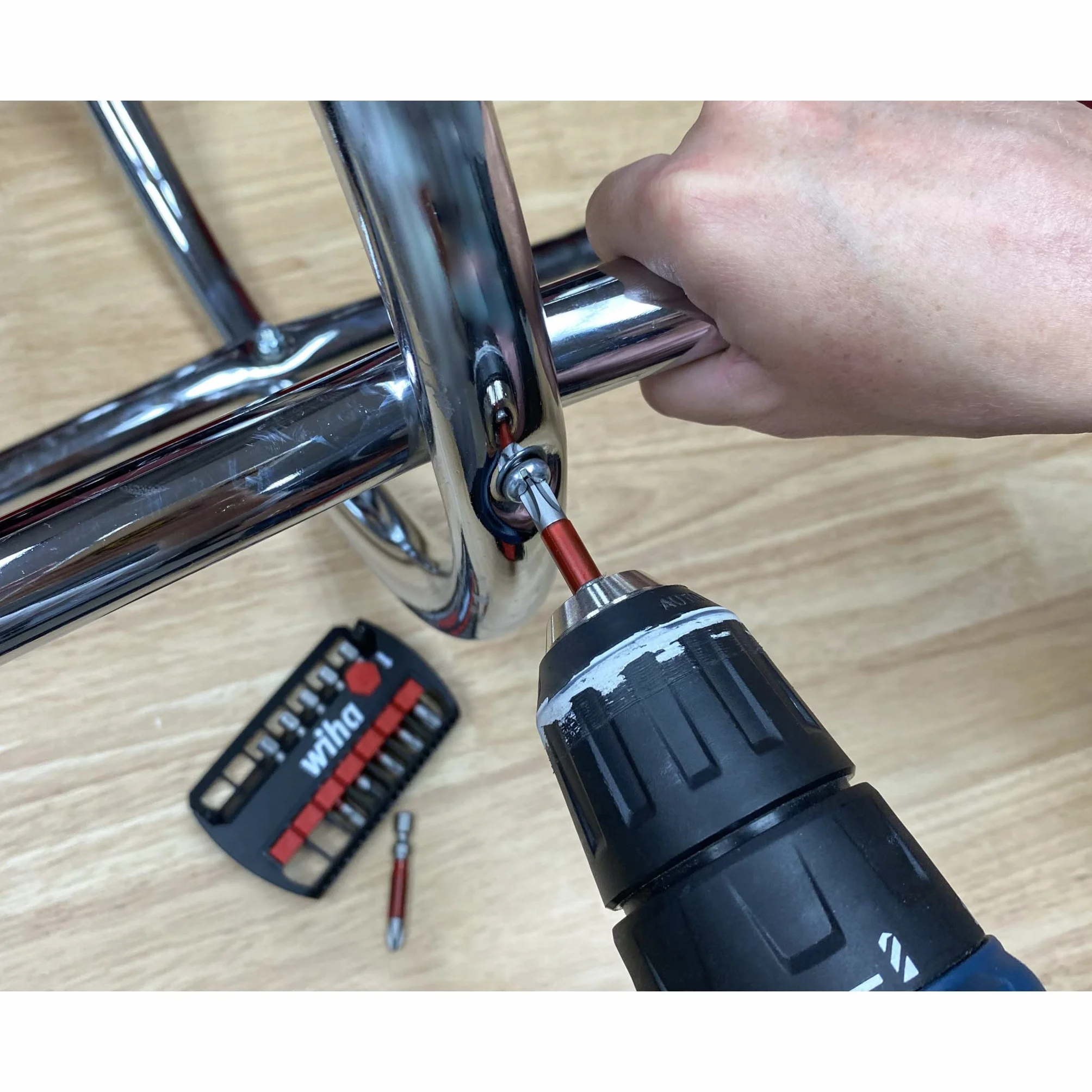 Wiha 76892 zestaw udarowy beinhaltet: Terminator Power Phillips Square #2, 3 Torx T20, T25, T30 In Bit Buddy Halter, Multi, jeden rozmiar