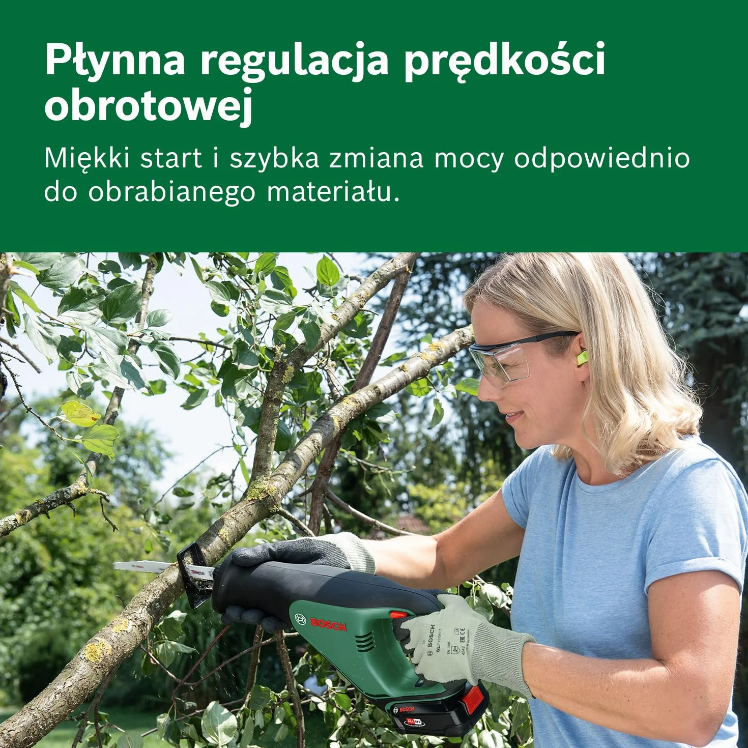 Bosch Akumulatorowa piła szablasta AdvancedRecip 18 (akumulator 2,5 Ah, system 18V, opakowanie kartonowe)