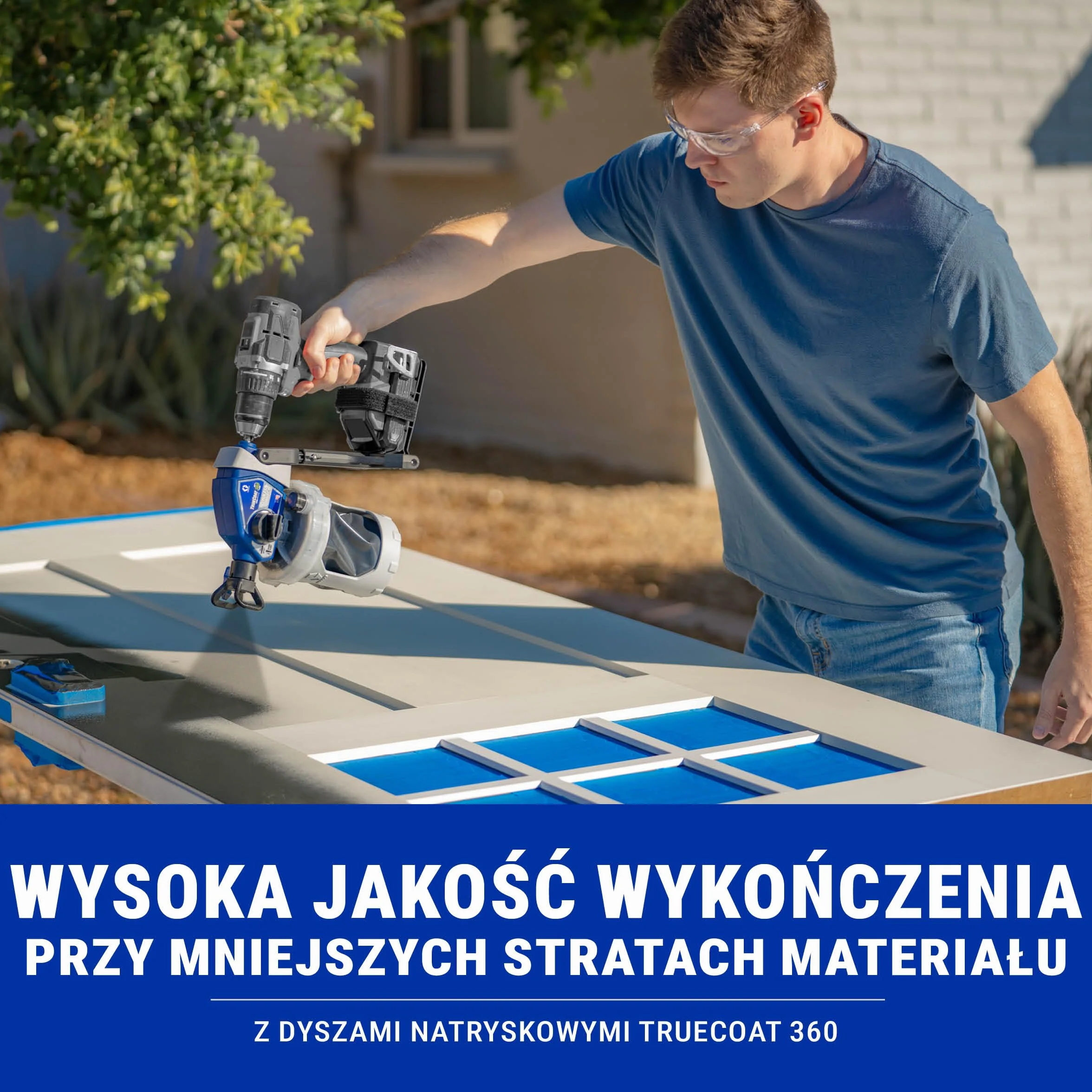 Magnum by Graco 26D361 TrueCoat 360 Cordless Connect, Ręczne, bezprzewodowe Airless system natryskowy mocowane do wiertarek, zastosowania domowe, małe dekoratorskie projekty (maks. ciśnienie 138 bar)