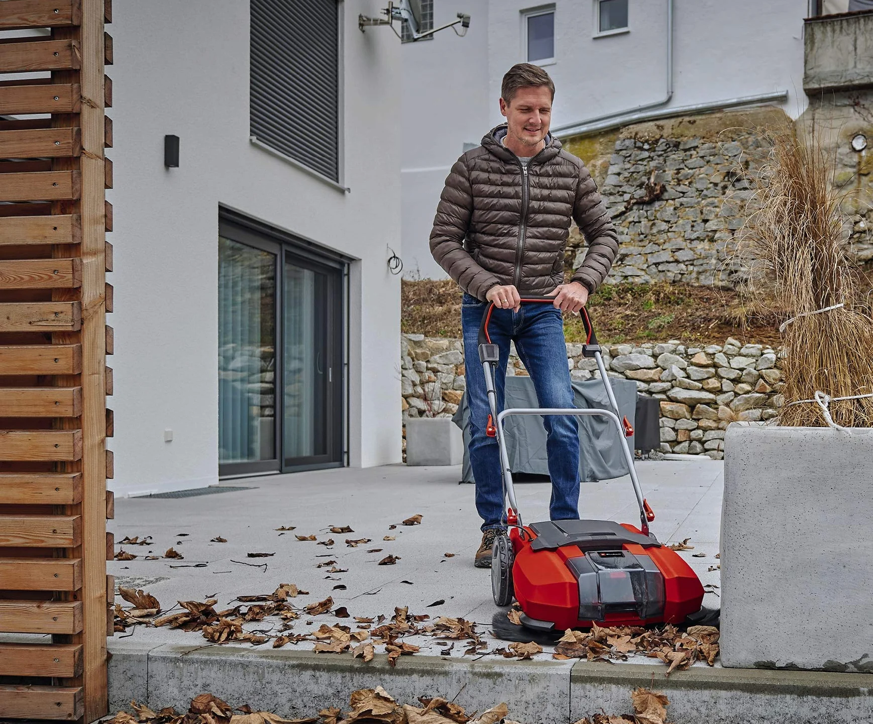Einhell Te-Sw 18/610 Li-Solo Zamiatarka Akumulatorowa, Czerwony, 1800 m²