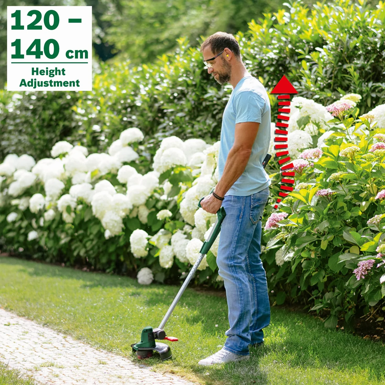 Bosch Universalgrasscut Akumulatorowa Podkaszarka do Trawy, Zielony, 26 cm