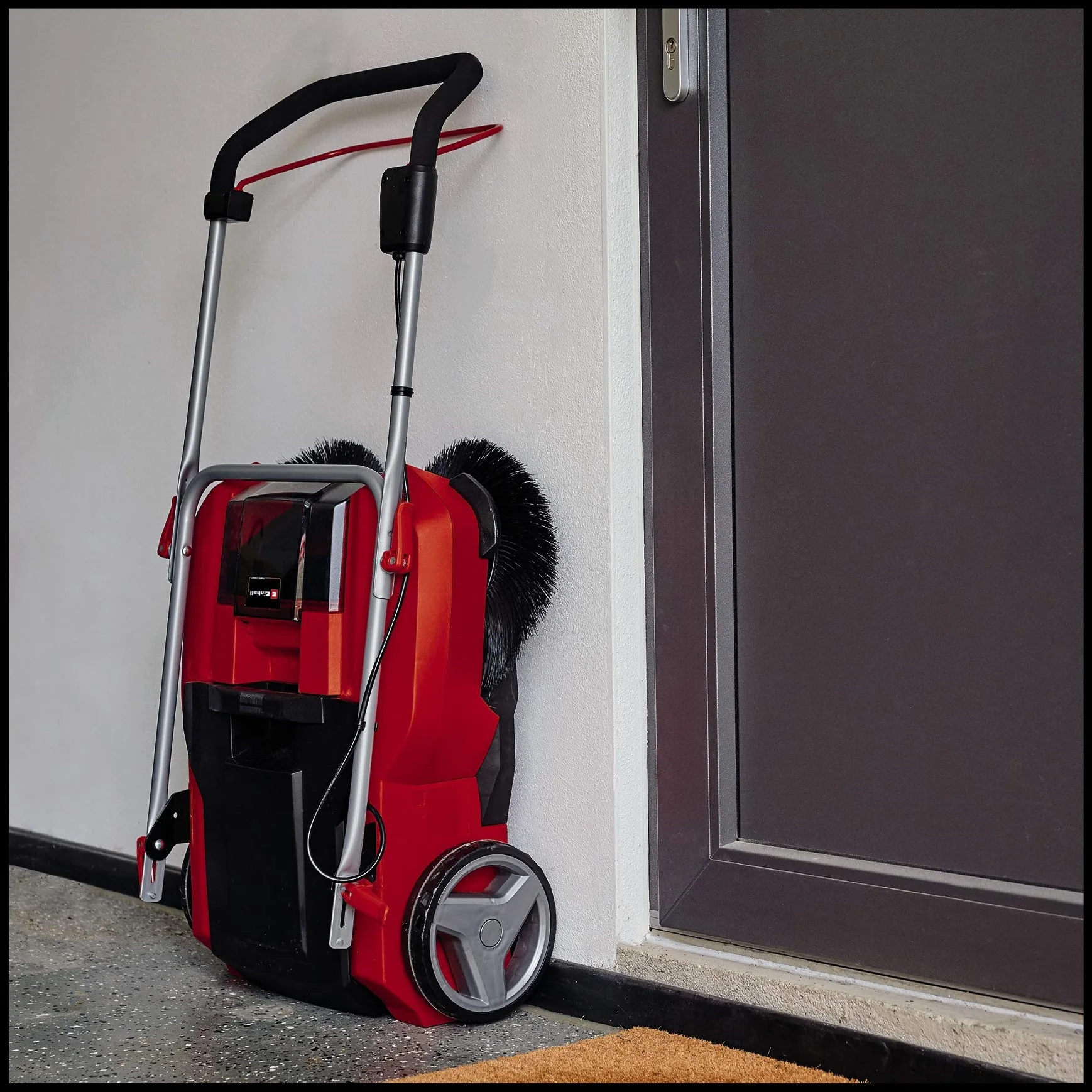 Einhell Te-Sw 18/610 Li-Solo Zamiatarka Akumulatorowa, Czerwony, 1800 m²