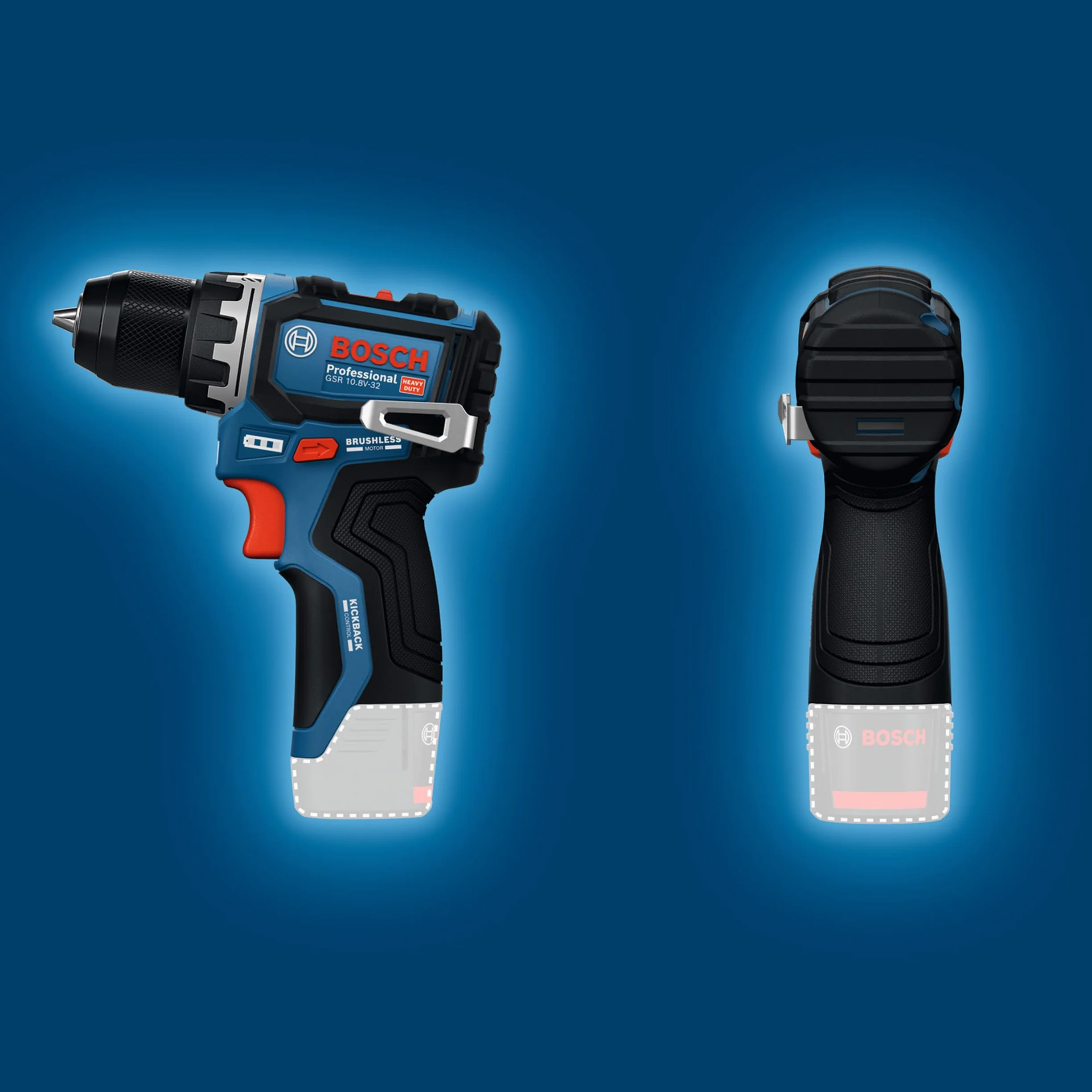 Bosch Professional GSR 12V-32 Wiertarko-wkrętarka akumulatorowa 12V 2,0 Ah Bezszczotkowa