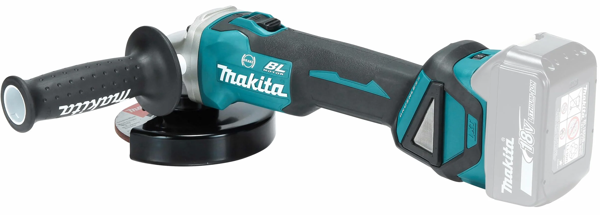 Makita Dga513Z Szlifierka, Zielony/Czarny, 125 mm