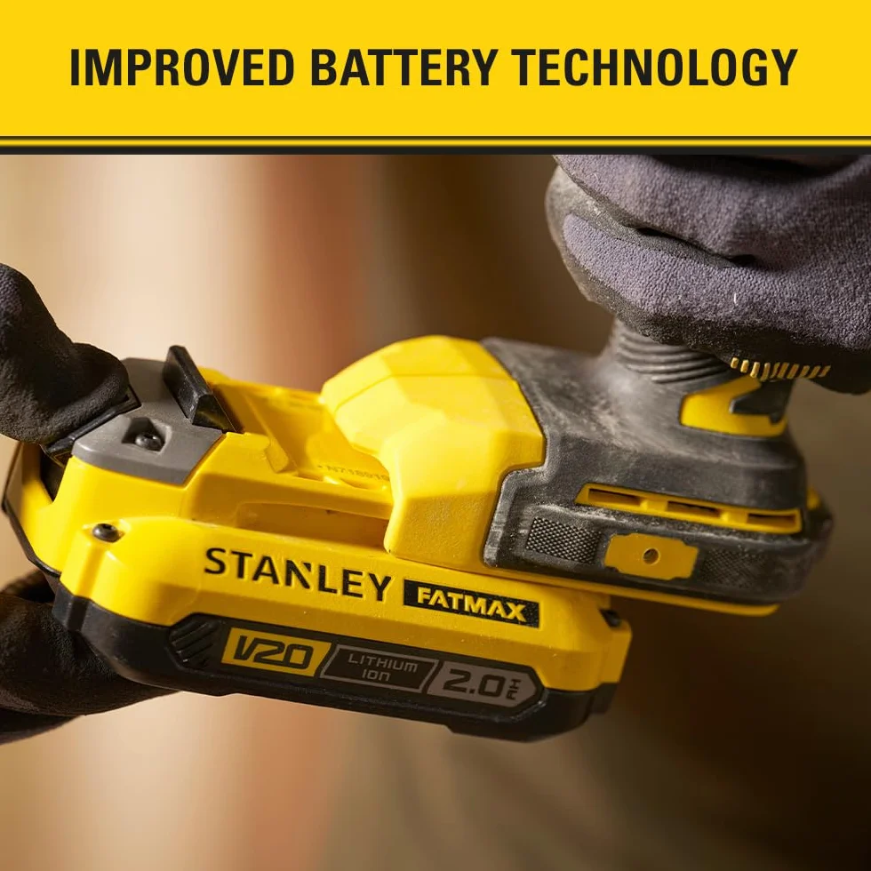 STANLEY FATMAX V20 | 18V bezszczotkowy klucz udarowy 3/8″ - kompaktowy wysoki moment obrotowy do naprawy samochodów, tylko klucz