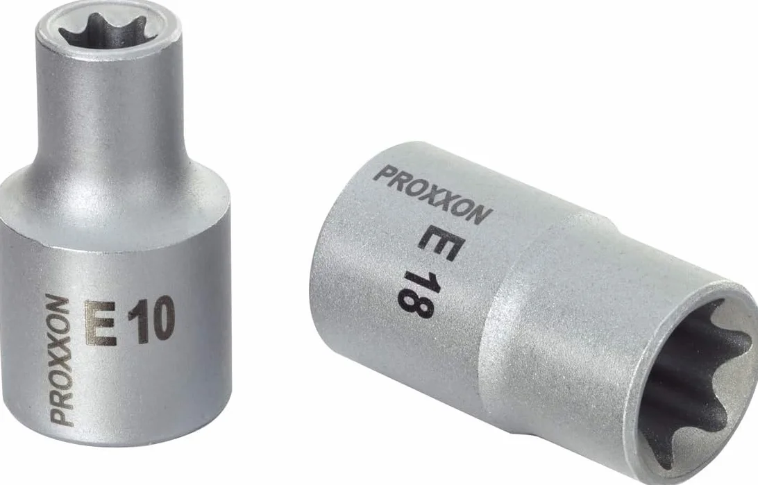 Proxxon 23290 Nasadki, Srebrny/Czarny, ‎34 x 18,5 x 6 cm; 2 kg, 42 Elementy