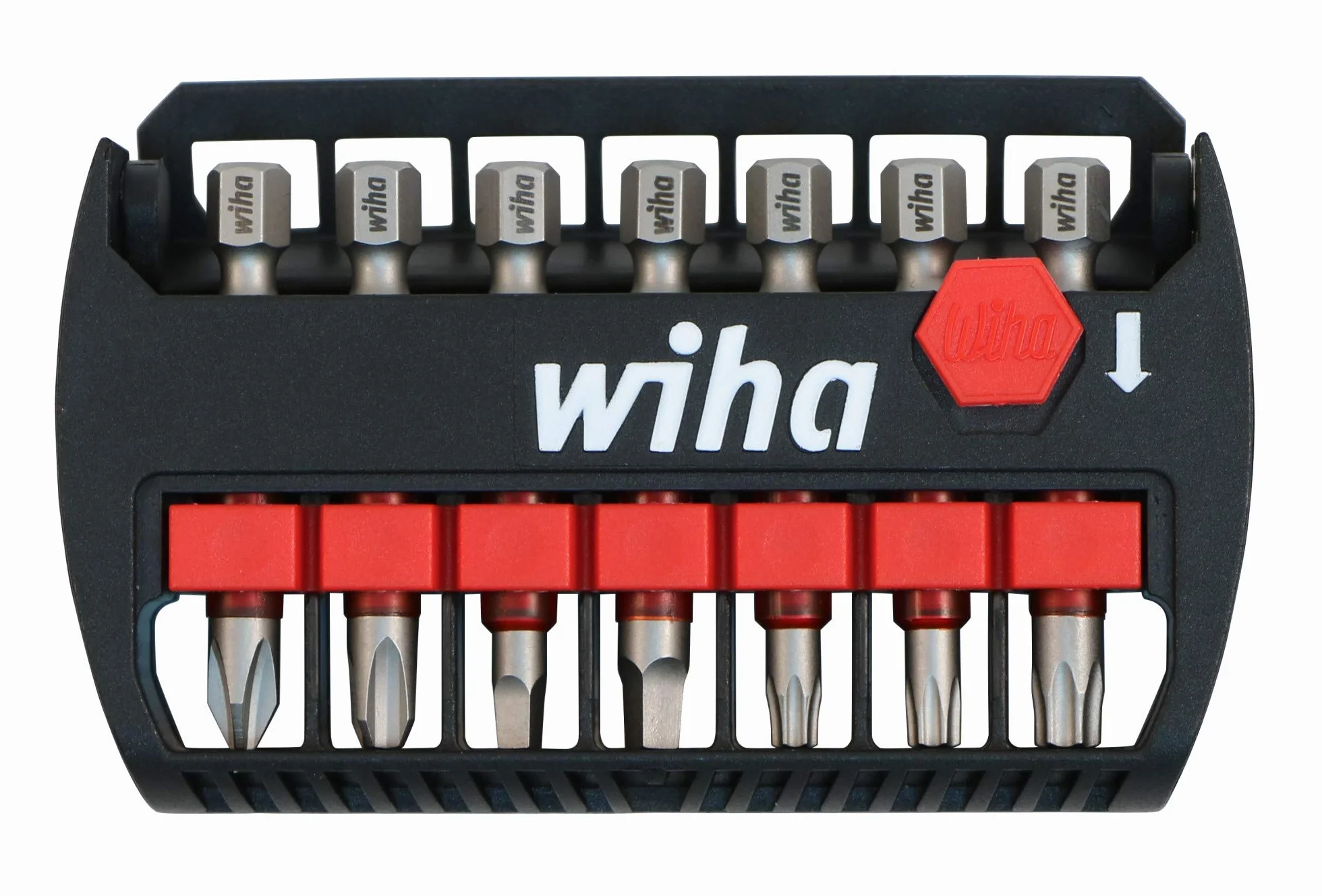 Wiha 76892 zestaw udarowy beinhaltet: Terminator Power Phillips Square #2, 3 Torx T20, T25, T30 In Bit Buddy Halter, Multi, jeden rozmiar