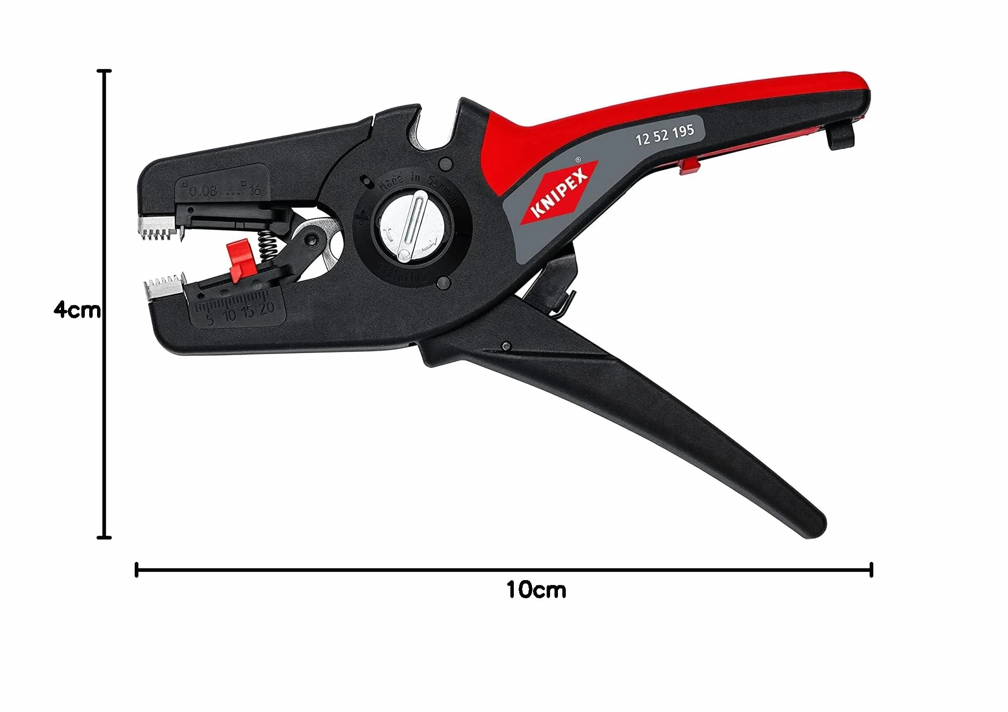 KNIPEX PreciStrip16 Szczypce automatyczne do ściągania izolacji 190 mm, 12 52 195