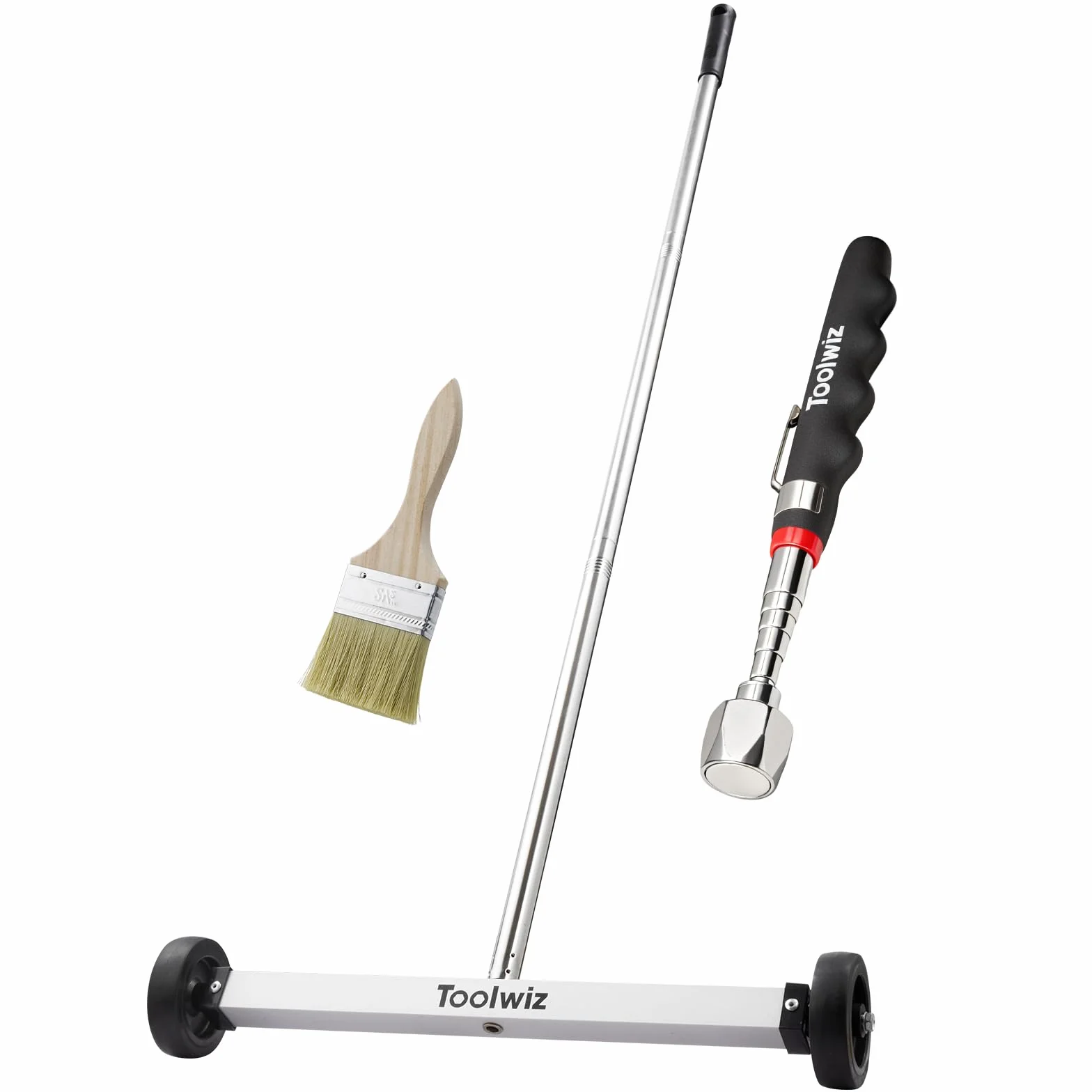 Toolwiz Zamiatarka magnetyczna 43 cm 4 kg teleskopowa 7,3 kg