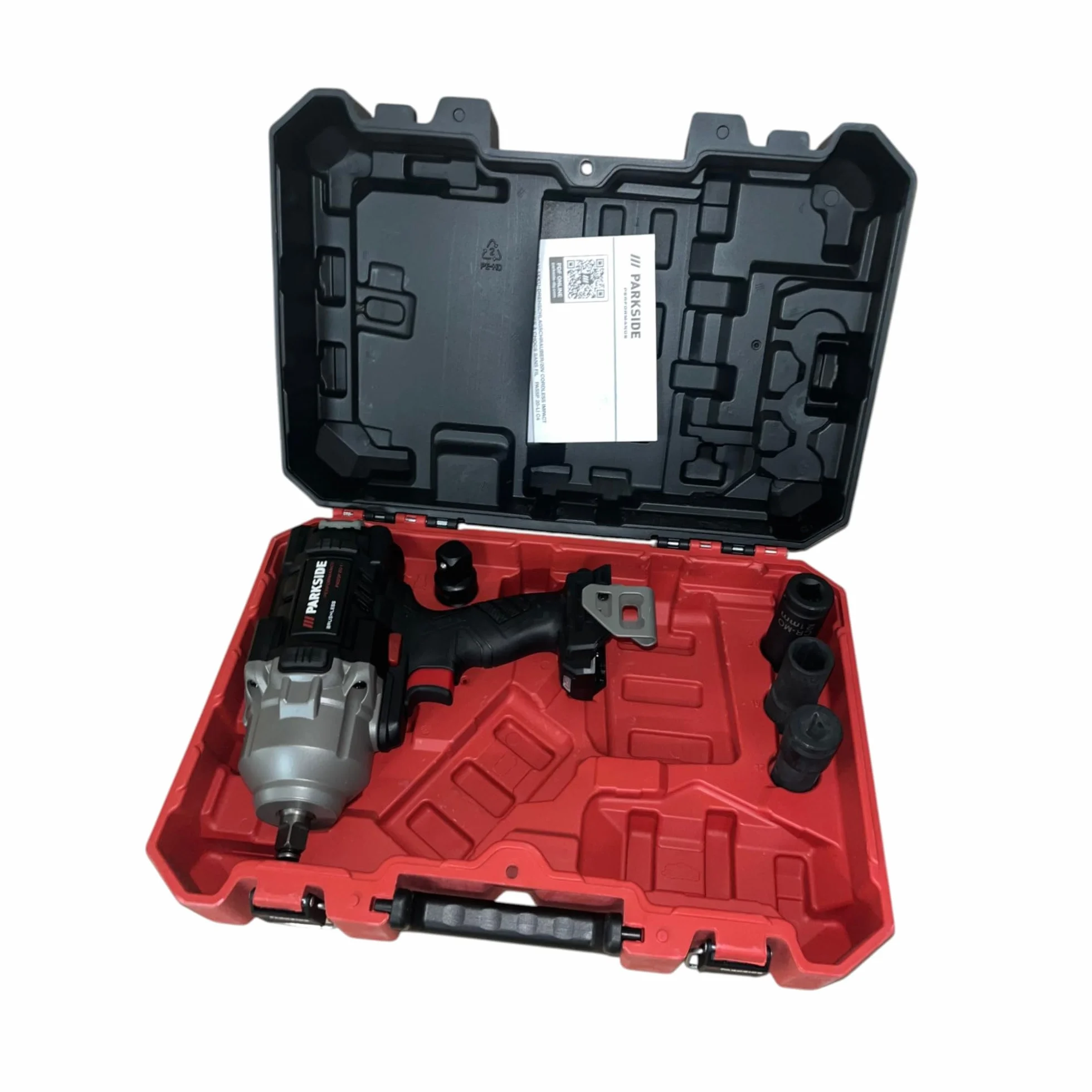 Parkside Performance akumulatorowa wkrętarka udarowa PASSP 20 Li X20V 1898 Nm M33 1/2 walizka transportowa