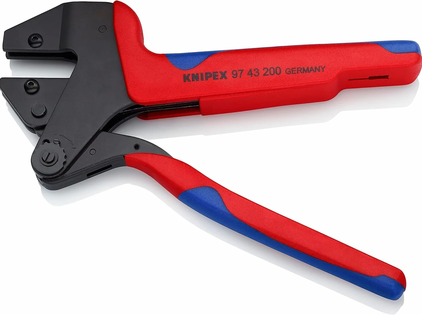 KNIPEX Szczypce do zagniatania typu Crimp System do wymiennych matryc zagniatających z osłonkami wielokomponentowymi 200 mm, 97 43 200 A