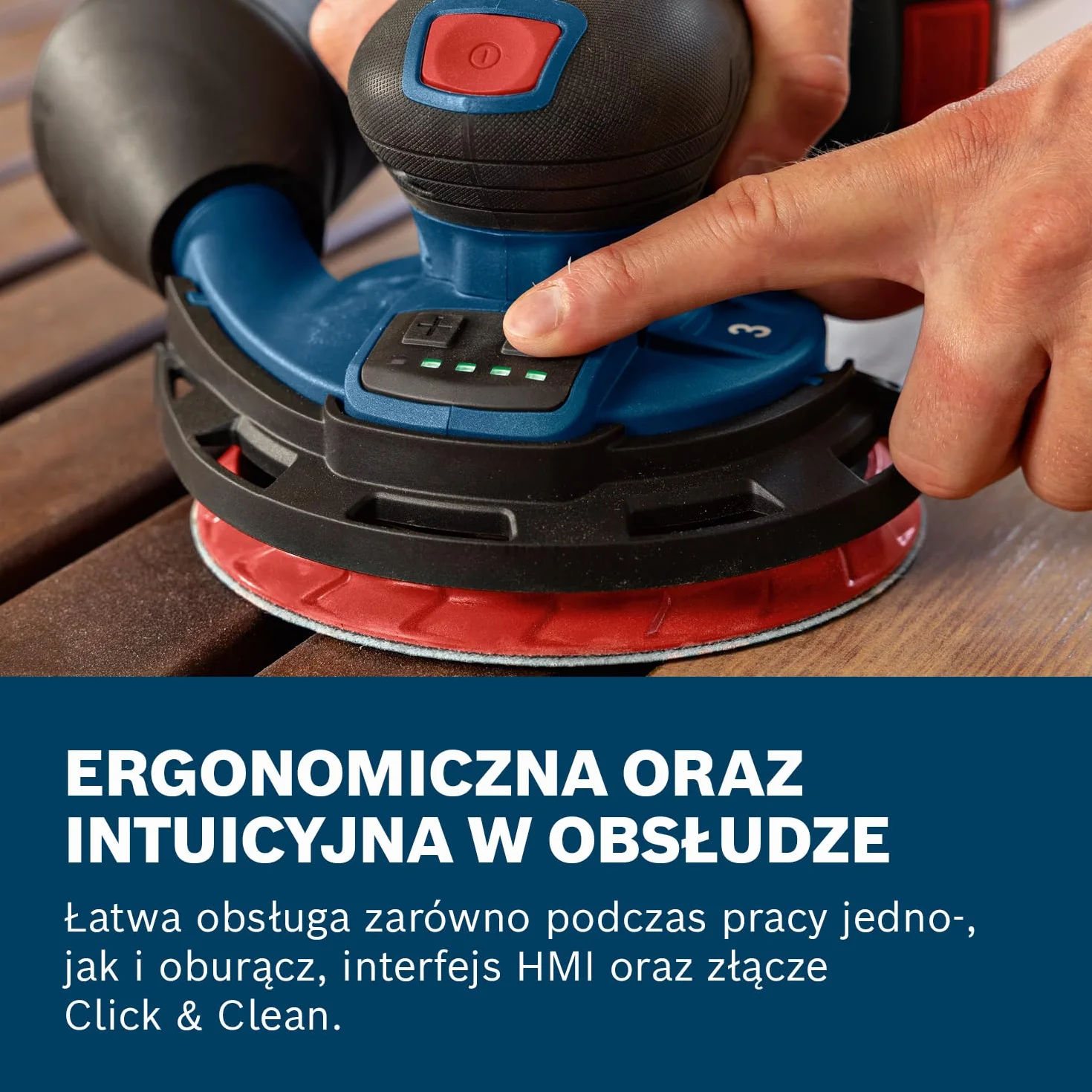 Bosch Professional 18 V firmy Bosch: szlifierka akumulatorowa GEX 18V-150-3 (1x papier ścierny, 1x pojemnik na pył, 1x pierścień ochronny)