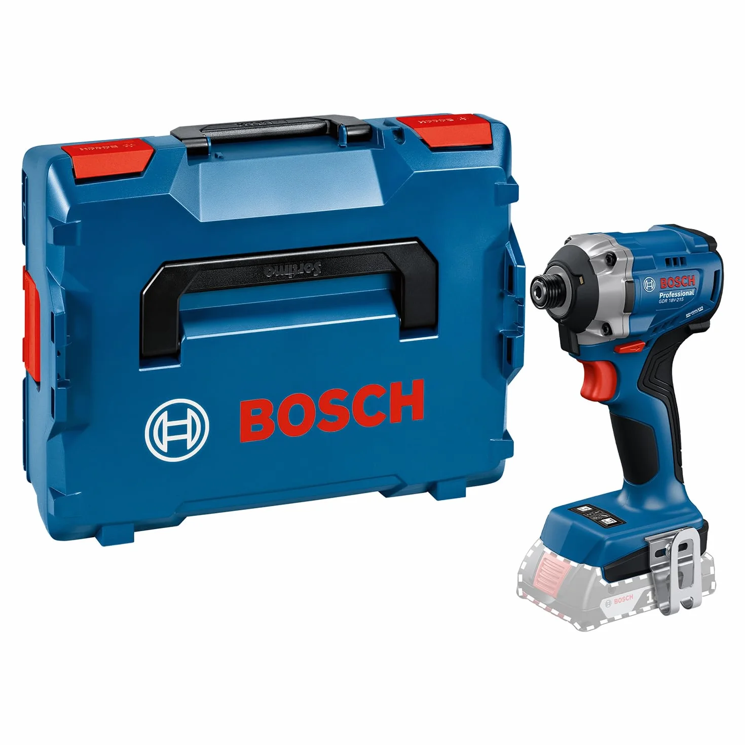 Bosch Professional 18 V firmy Bosch: akumulatorowa wkrętarka udarowa GDR 18V-215 (walizka L-BOXX)