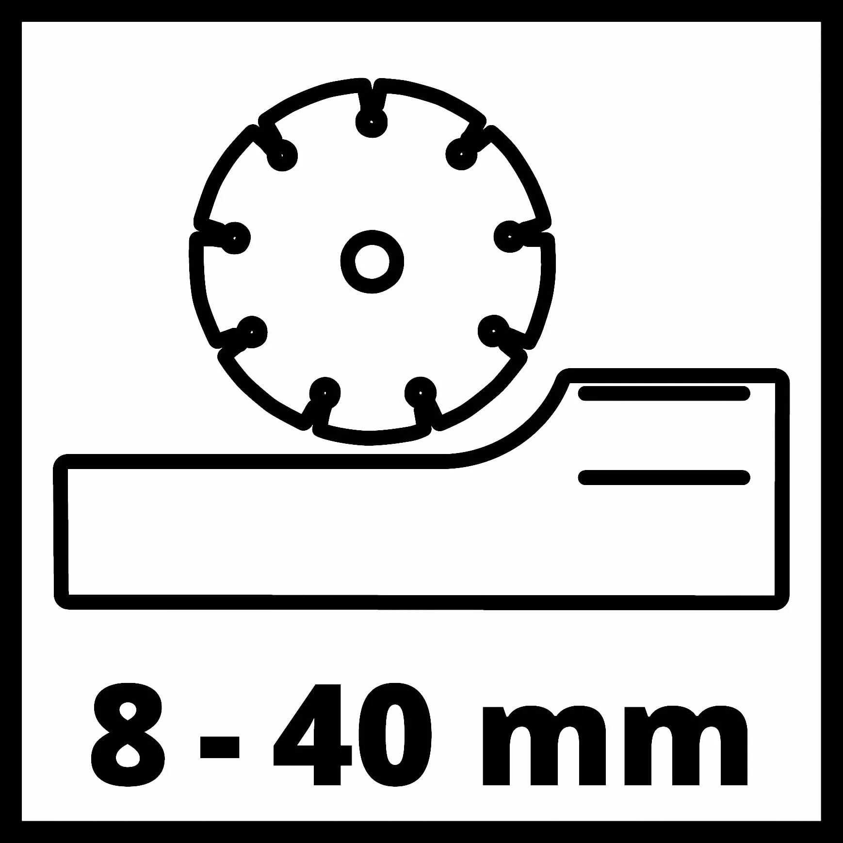 Einhell Bruzdownica TE-MA 1700 (1700 W, regulacja szerokości cięcia do 38 mm, głębokość cięcia do 40 mm, łagodny start, zabezpieczenie przed przeciążeniem, w tym 4 ostrza diamentowe)
