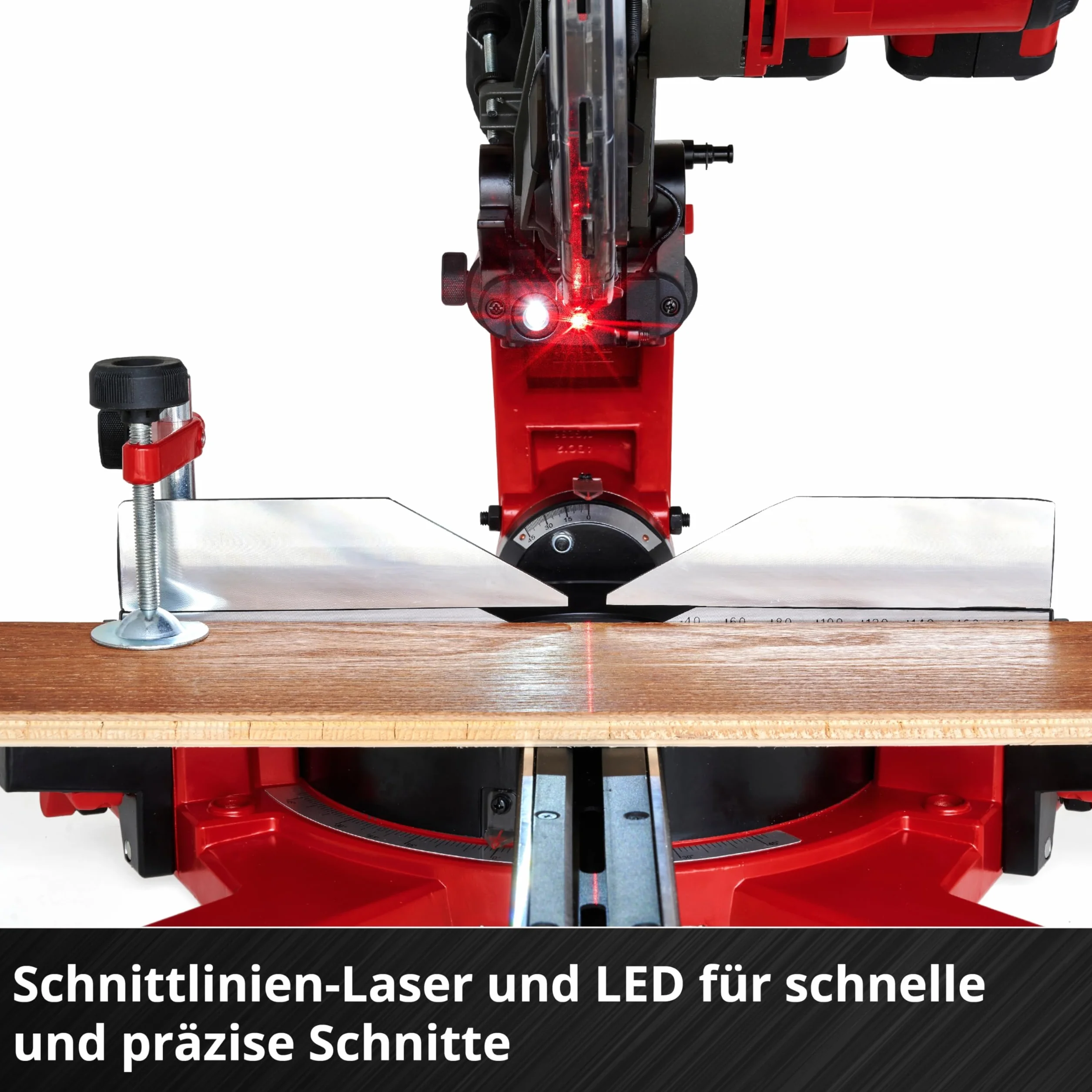 Einhell TE-SM akumulatorowa piła promieniowa 36/10 L Li-Solo Power X-Change (36 V, ostrze 254 mm, prędkość 3800 obr./min, poręczny system przesuwny, laser liniowy, bez akumulatora)
