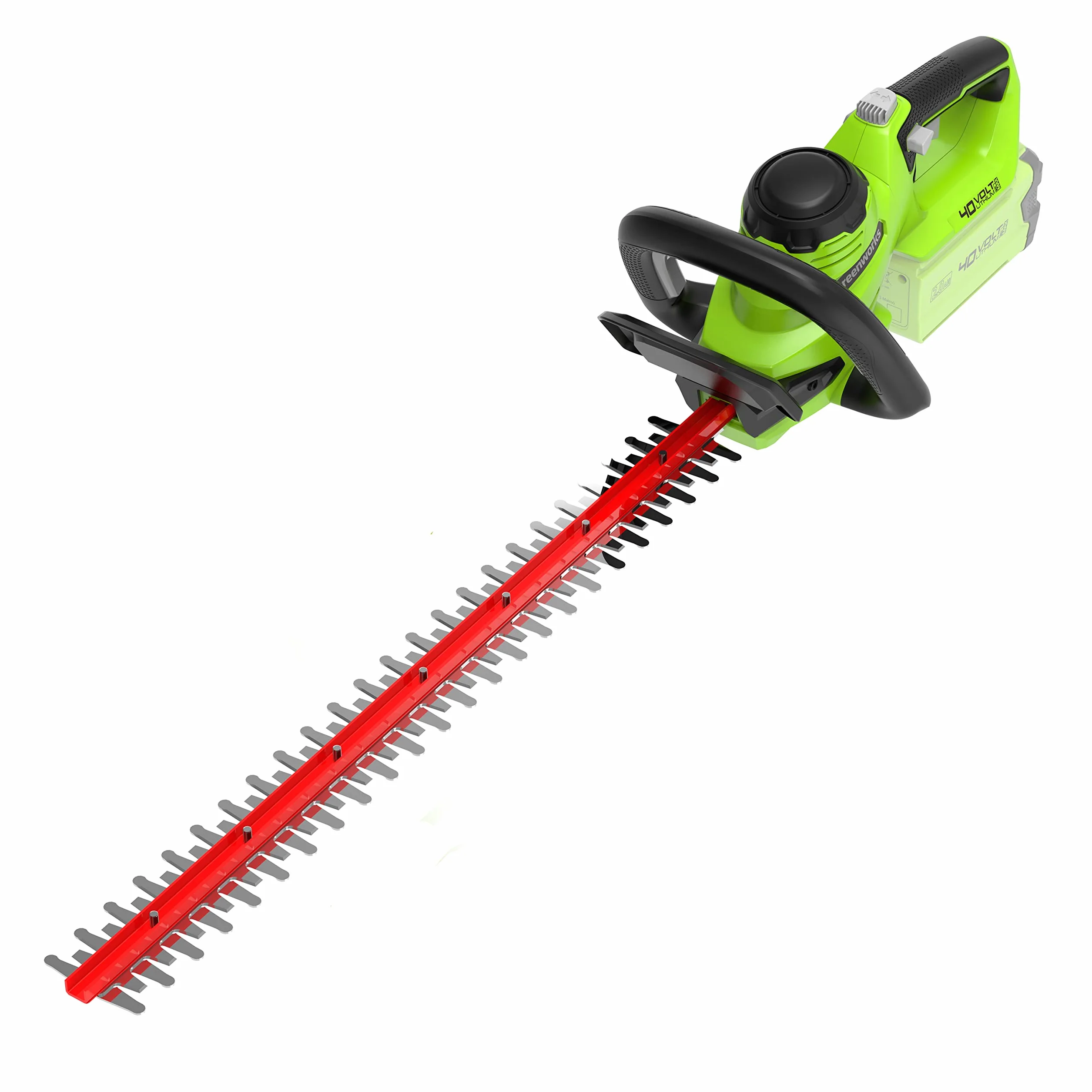 Greenworks G40Ht61 Nożyce do Żywopłotu, Zielony/Czerwony, 24,5 x 22,2 x 99,5 cm; 2,8 kg