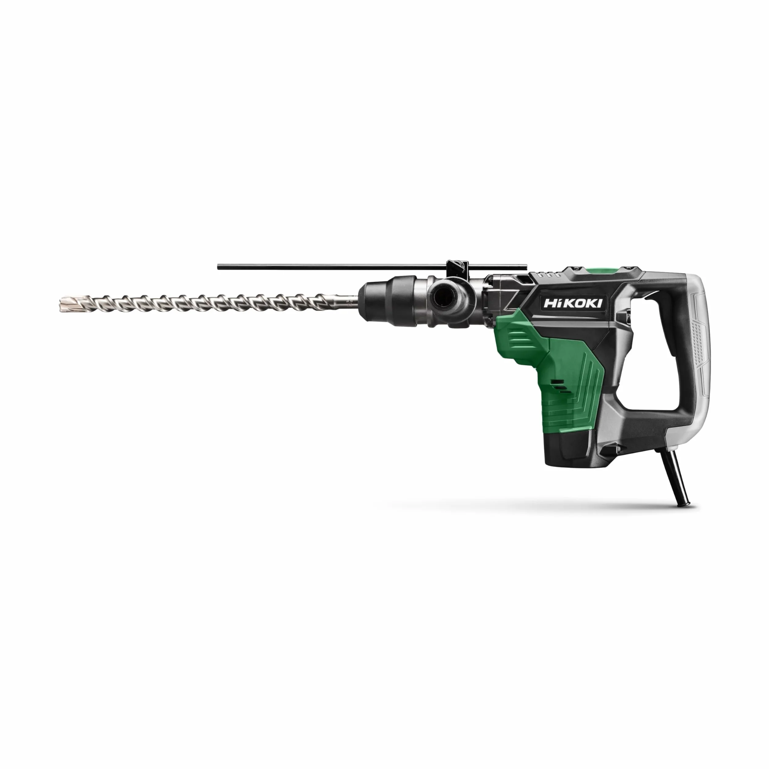 HiKOKI Bohr- & Meißelhammer DH40MC (1100W, 7.1 J, 40 mm Bohrleistung in Beton, SDS-max-Werkzeugaufnahme, Überlast-Rutschkupplung, Zubehör, im Transportkoffer)