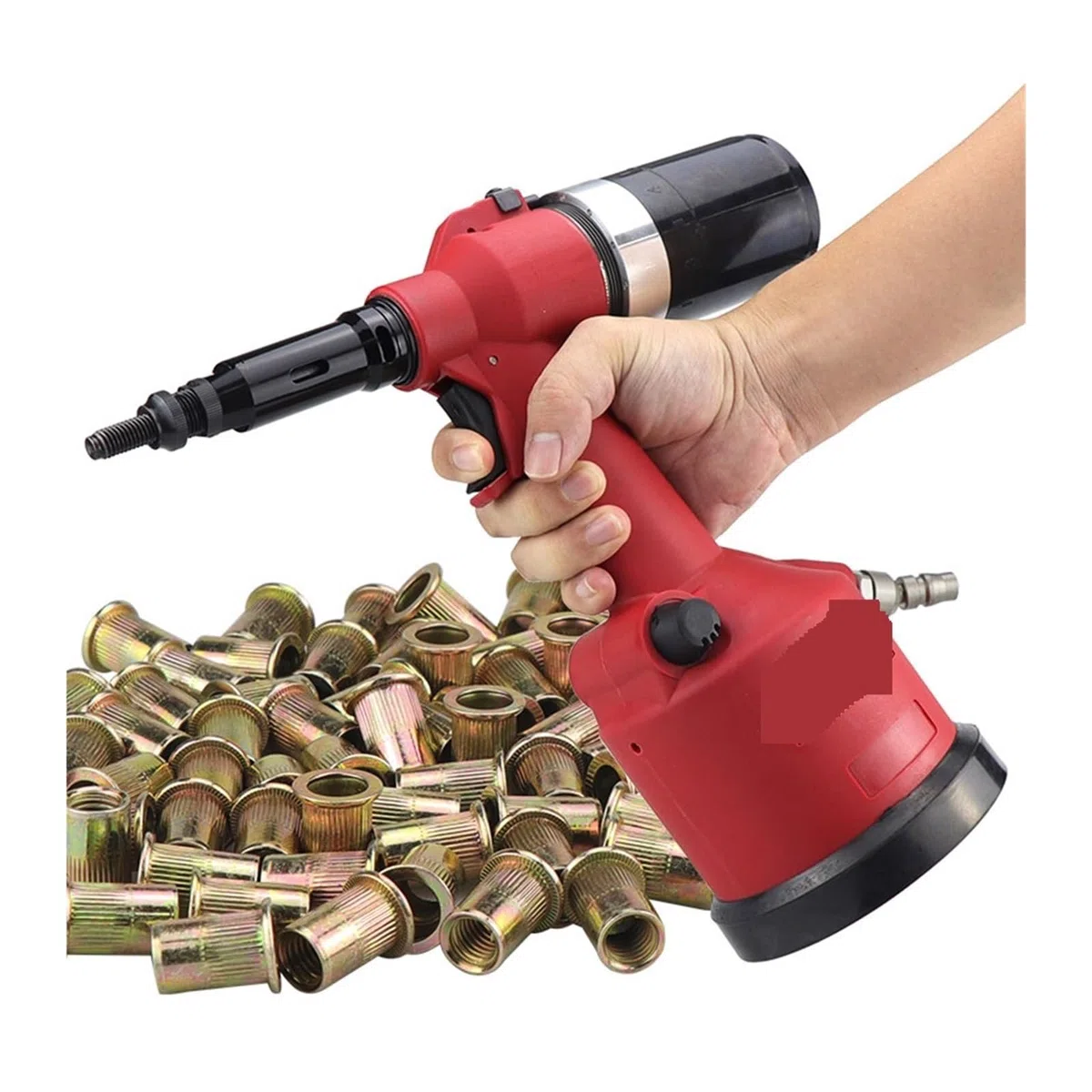 M3 M4 M5 M6 M8 M10 M12 Hydrauliczny Pneumatyczny Zestaw Pistoletów Do Nitonakrętek Automatyczna Nitownica Narzędzia Pneumatyczne Rivnut,Narzędzie do Naprawy Montażu