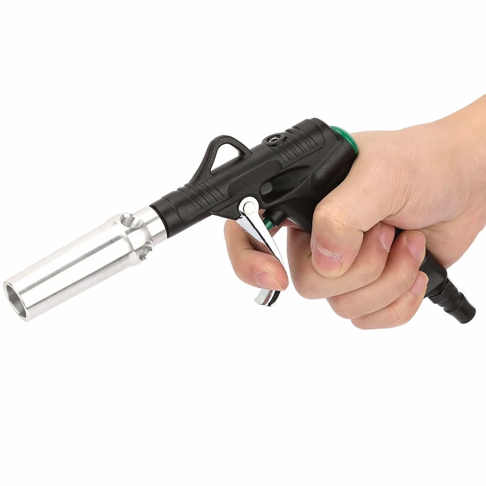 Korpus ze Stopu Aluminium Air Duster, Sprężarka Powietrza Pistolet do Przedmuchu Laserowy Celownik do Przedmuchu Pistolet Typu Pistoletu Pneumatyczne Narzędzie do Czyszczenia