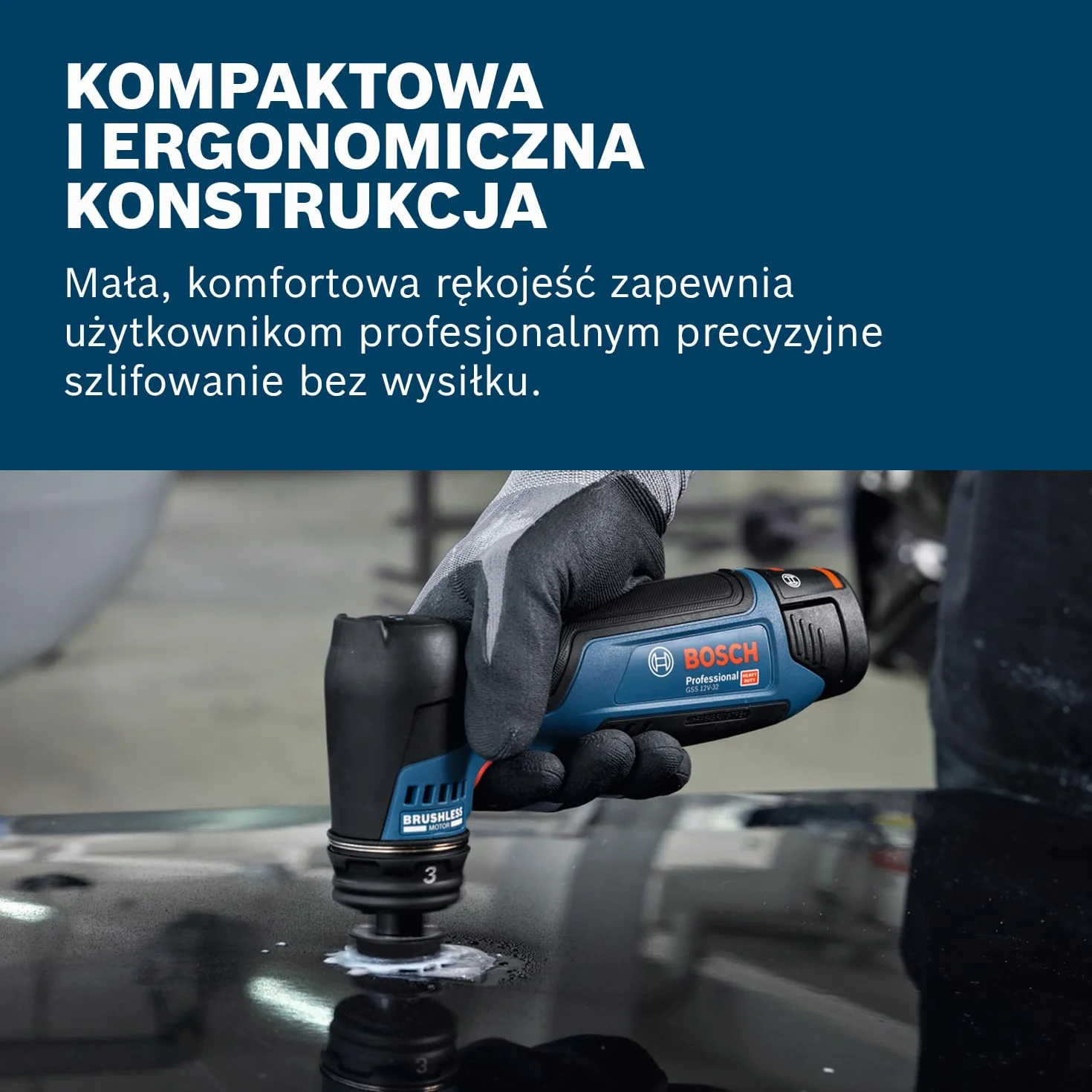 Bosch Professional Akumulatorowa Szlifierka Oscylacyjna GSS 12V-32 32 mm