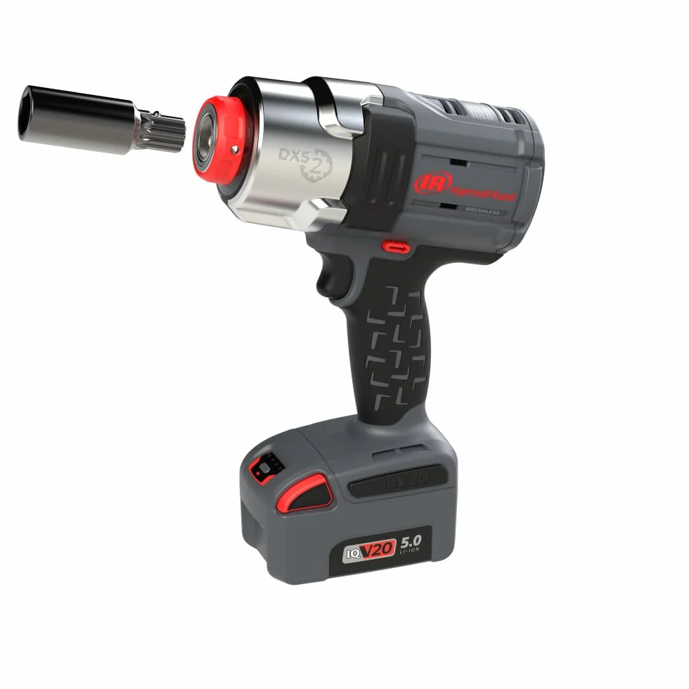 Ingersoll Rand W7153-K22B-EU DXS2 Klucz Udarowy Akumulatorowy 20V, Zestaw 2 Baterie, 2170 Nm, Pierścień