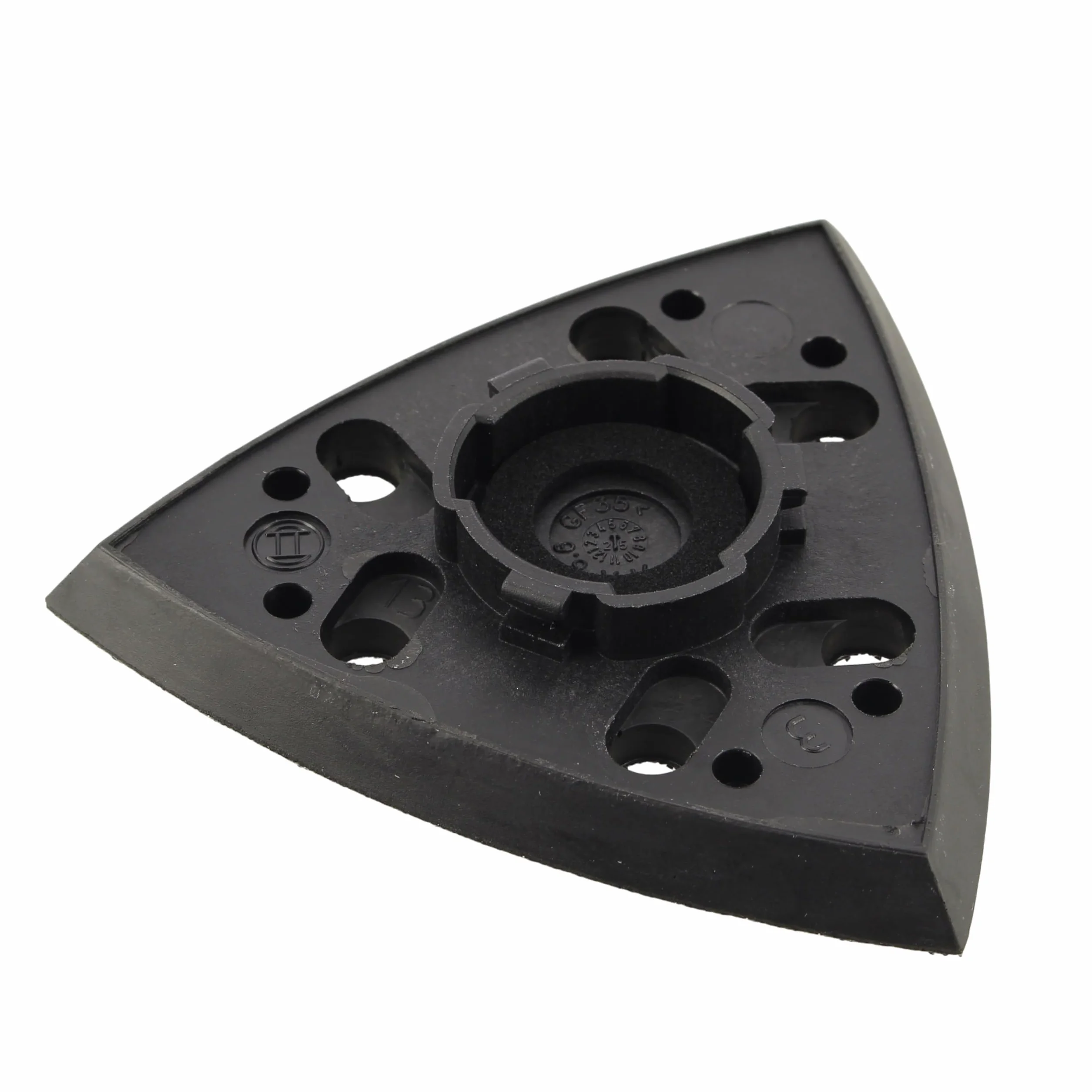 Bosch Accessories 1x płyta szlifierska Delta (PDA 180, PDA 180 E, PDA 240 E, akcesoria szlifierki Delta), czarna, czerwona, 93 mm