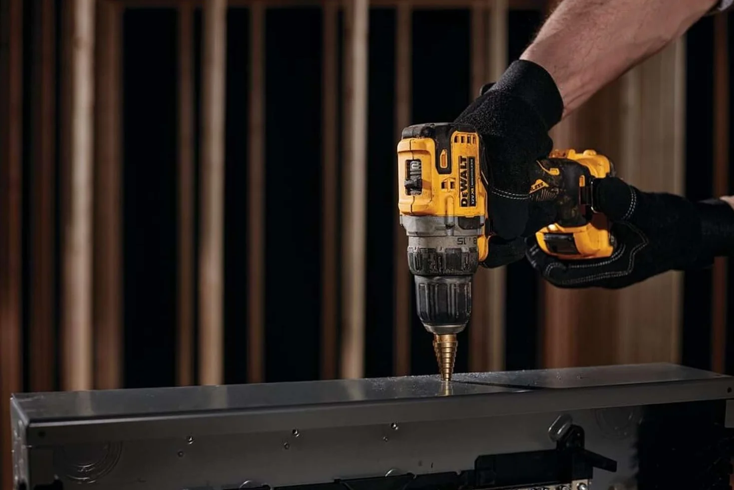 Dewalt Dcd701D2-Qw Wkrętarka, Czarny/Żółty, 4 Sztuki