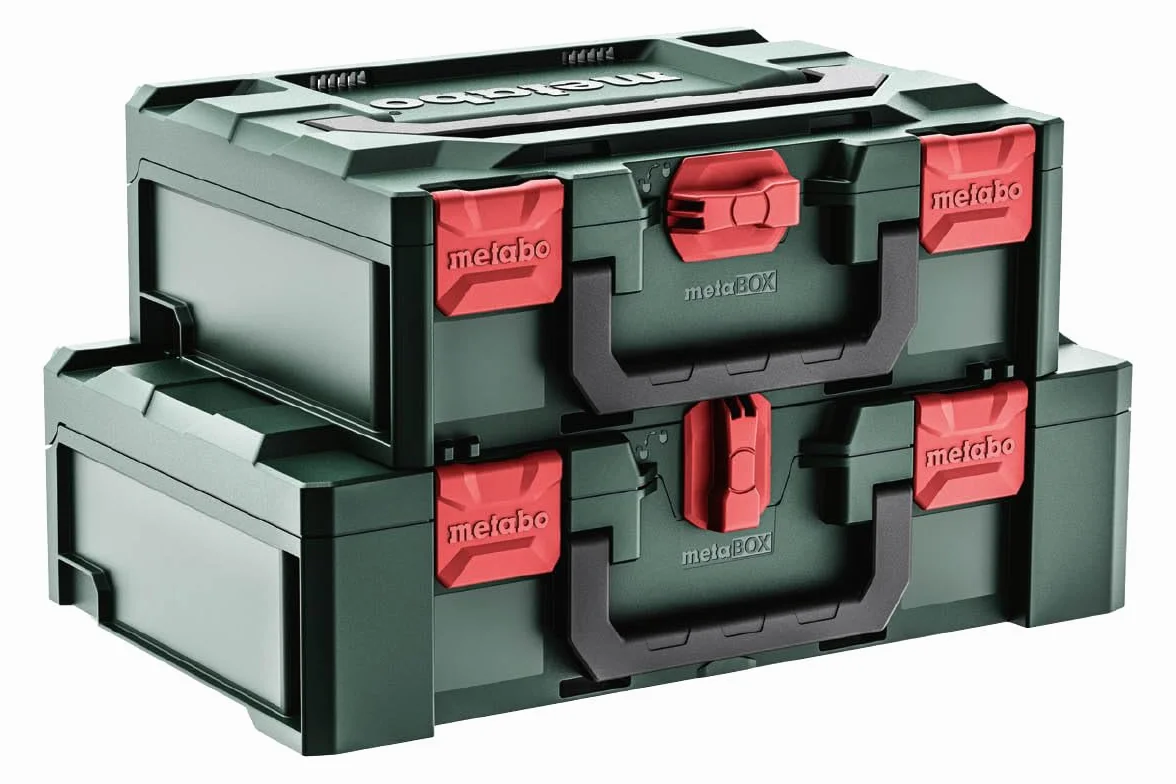 Metabo Zestaw podstawowy 2 x akumulatory LiHDX 8,0 Ah szybka ładowarka ASC 290 metaBOX 145 18 V