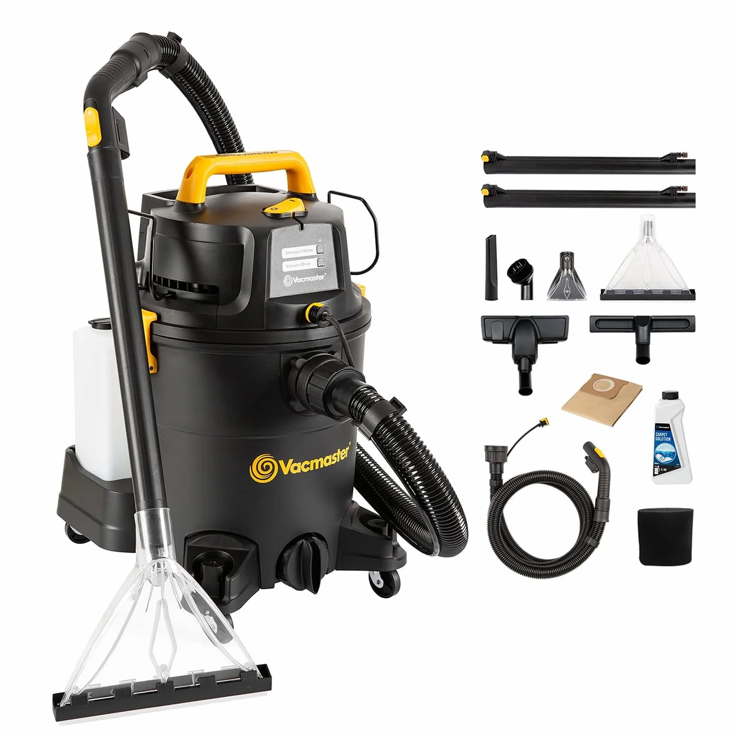 Vacmaster VK1323PFR Odkurzacz 3 w 1 do czyszczenia dywanów na mokro i sucho, 23 l, 1300 W