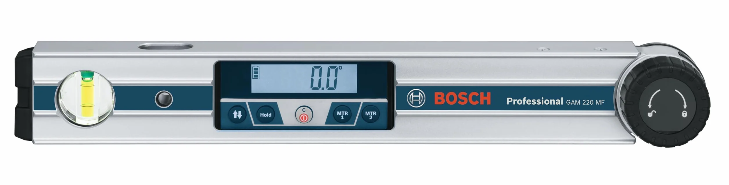 Bosch Professional Cyfrowy kątomierz GAM 220 MF 0–220° 40 cm