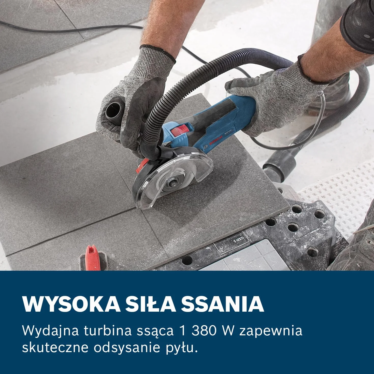 Bosch Professional: odkurzacz do pracy na mokro i sucho GAS 35 L SFC+ (1 200 W, 3 rury chromowane, wąż 3 m, zestaw dysz podłogowych, 1 filtr płaski fałdowany, worek na pył)