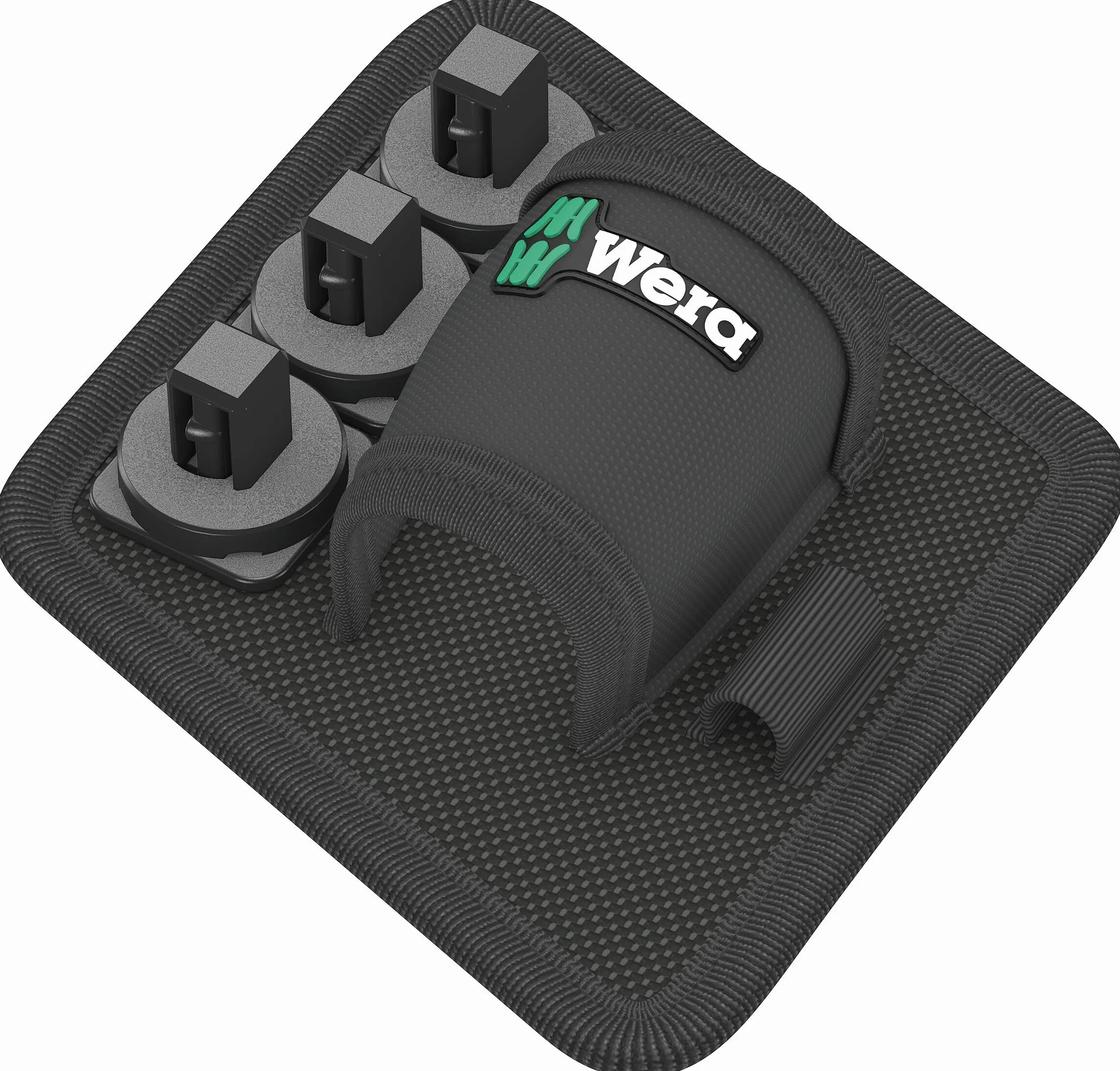 Wera Zyklop Pocket Set Imperial 2 05004283001 8009 zestaw z grzechotkami, 18-częściowy, czarno-zielony