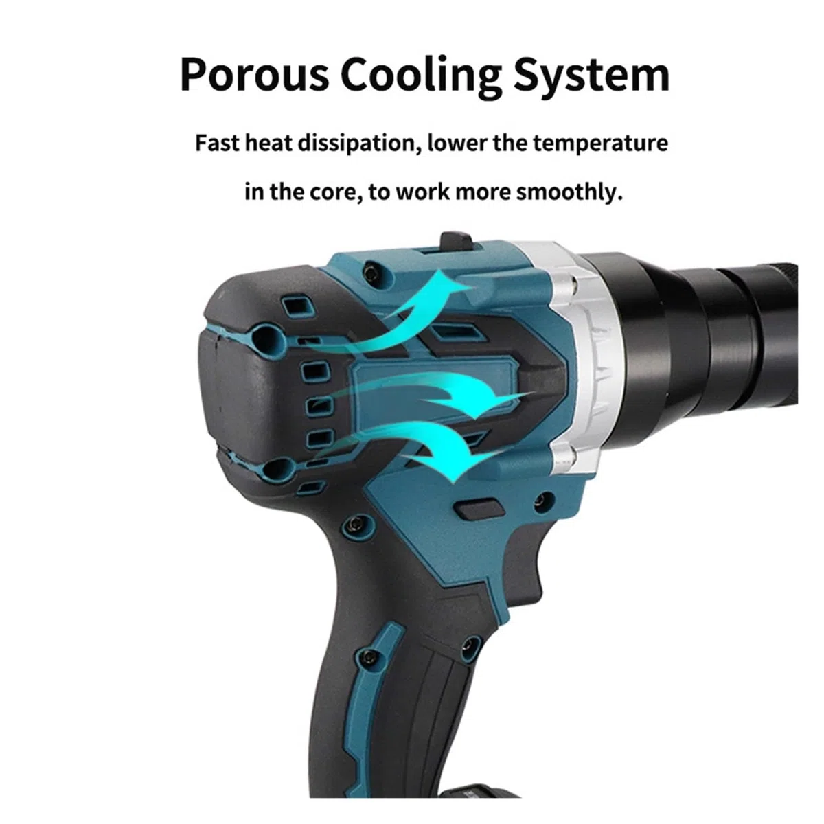Pistolet do Gwoździ, Potężny Pistolet Do Nitowania Bezszczotkowy Elektryczny Zestaw Nitownic Z Głowicami Nitownicowymi Automatyczny Elektryczny Zestaw Nitownic Narzędzie Do Nitowania(Set B M4 M5 M6)