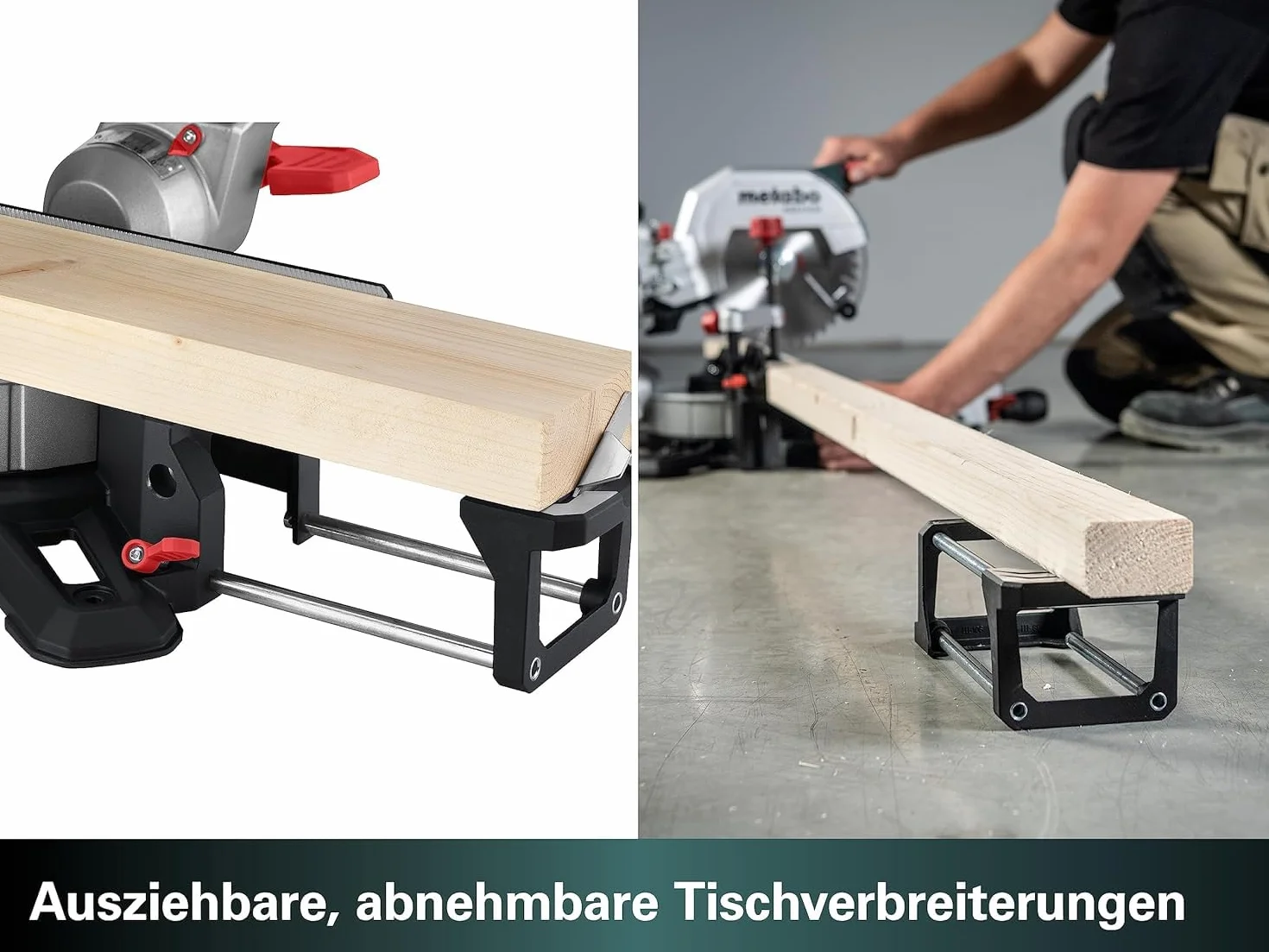 Metabo ukośnica KGS 216 M – 613216000 – Z funkcją Precision Cut Line, tarczą 216 mm i funkcją posuwu – Długość kabla 2 m