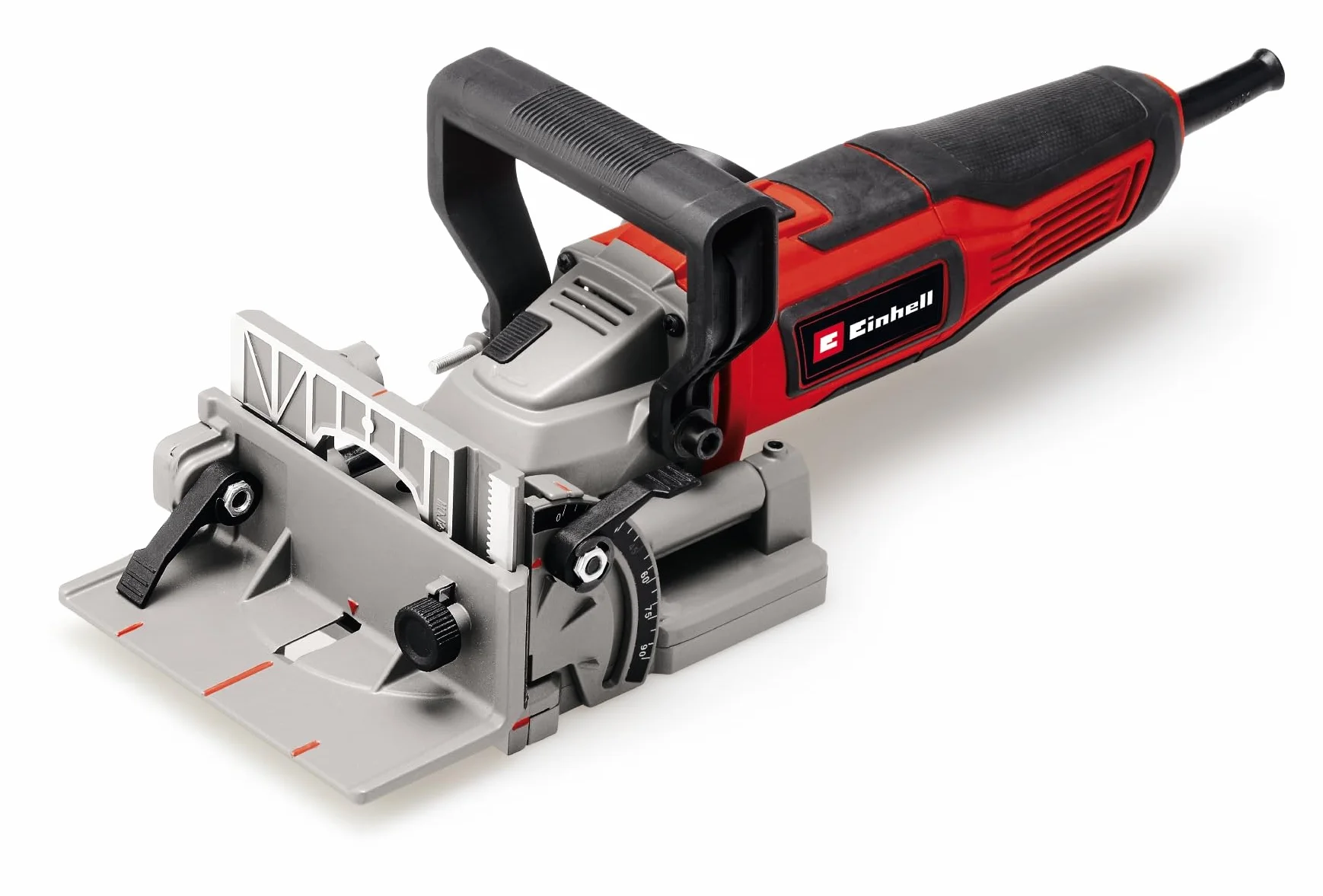 Einhell Frezarka do kołków płaskich TE-BJ 900 (900 W, głębokość frezowania 20 mm, bezstopniowa regulacja kąta/wysokości, 6-stopniowa regulacja głębokości, worek na kurz, w zestawie ostrze frezujące