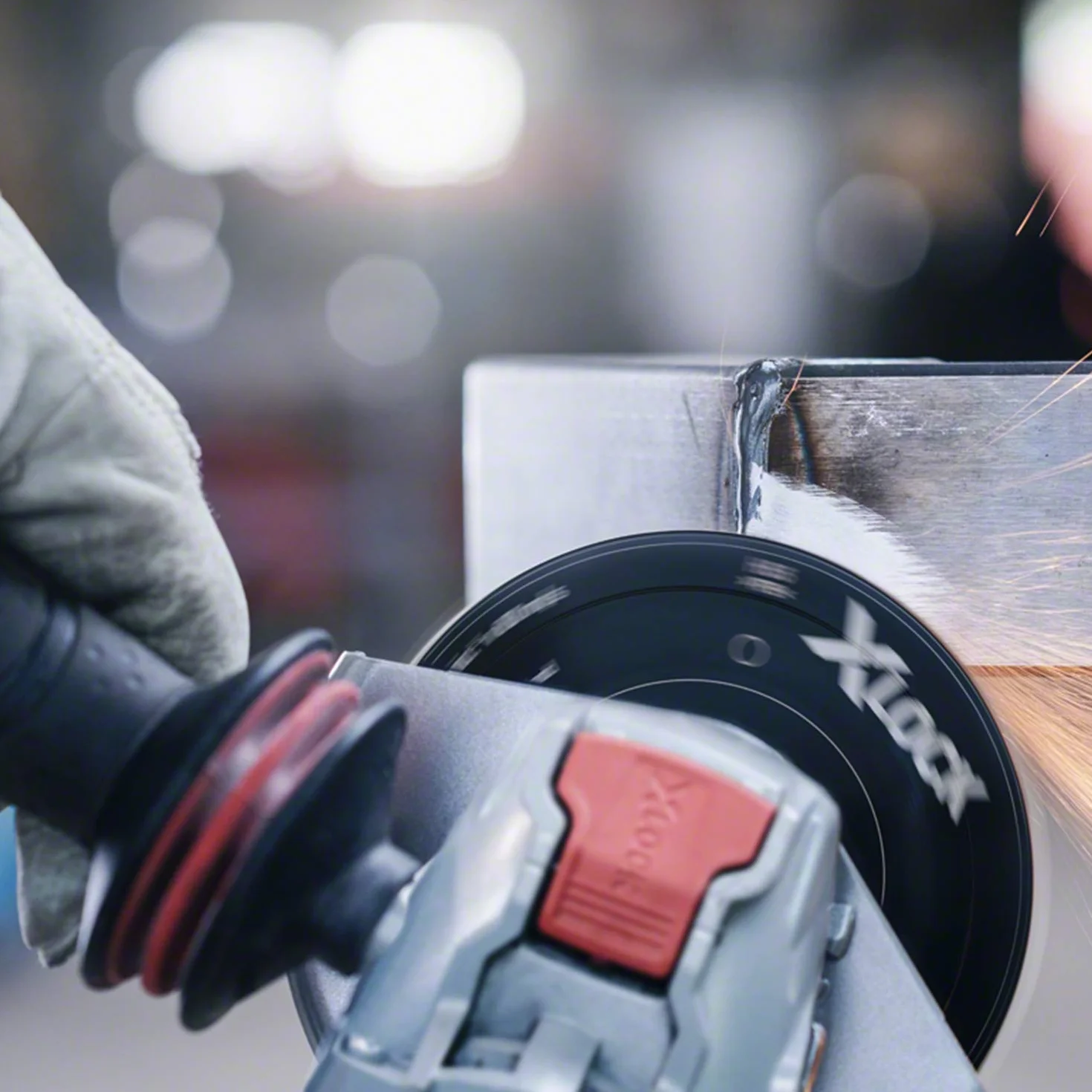Bosch 1x PRO Backing Pad do małych szlifierek kątowych, X-Lock, mocowanie na rzepy (Ø 125 mm, Professional Akcesoria Mała szlifierka kątowa)