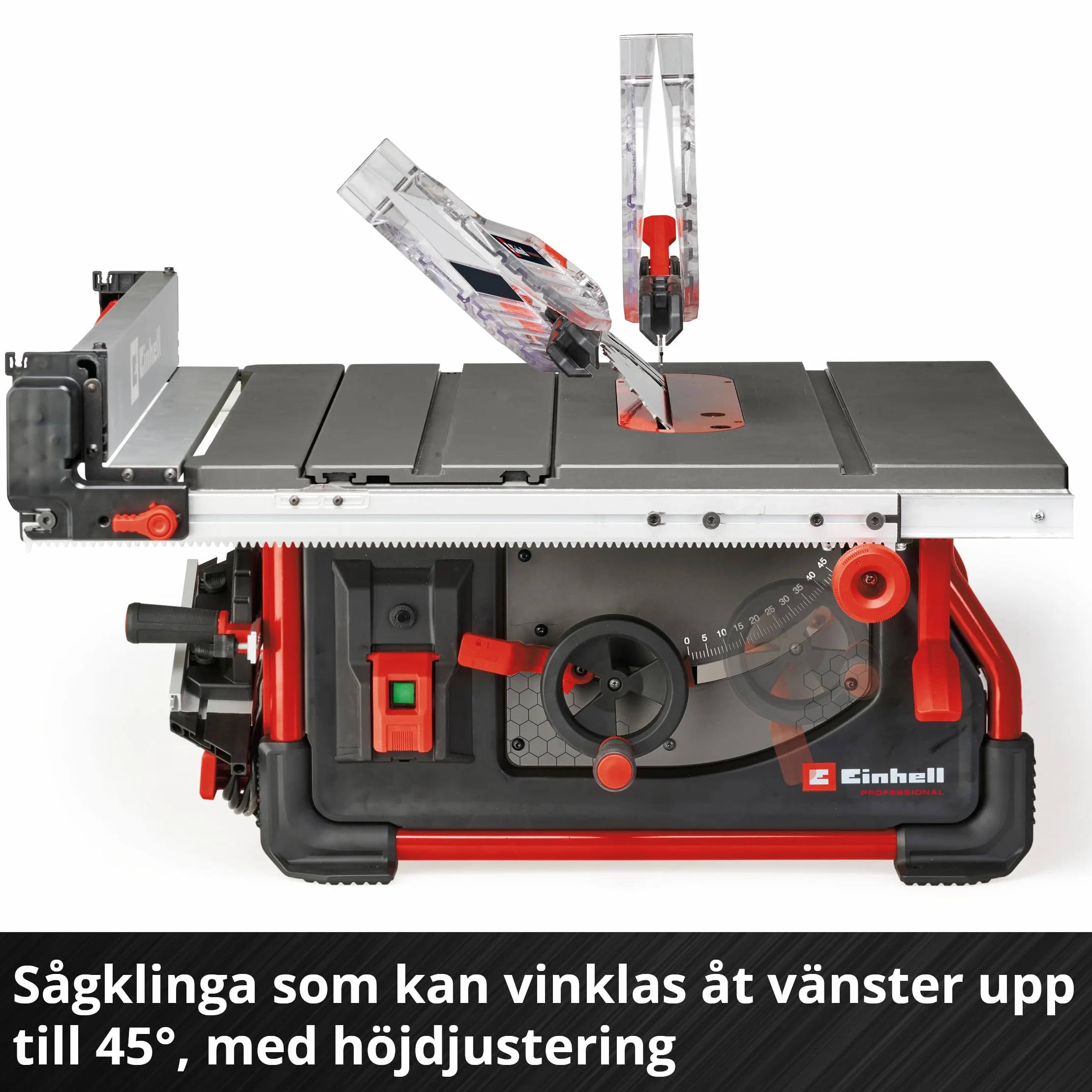 Einhell Profesjonalna stołowa pilarka tarczowa ze stołem przesuwnym TP-CC 10 T (2000 W, brzeszczot Ø 254 mm, elastyczny montaż prowadnicy równoległej, ogranicznik kątowy)