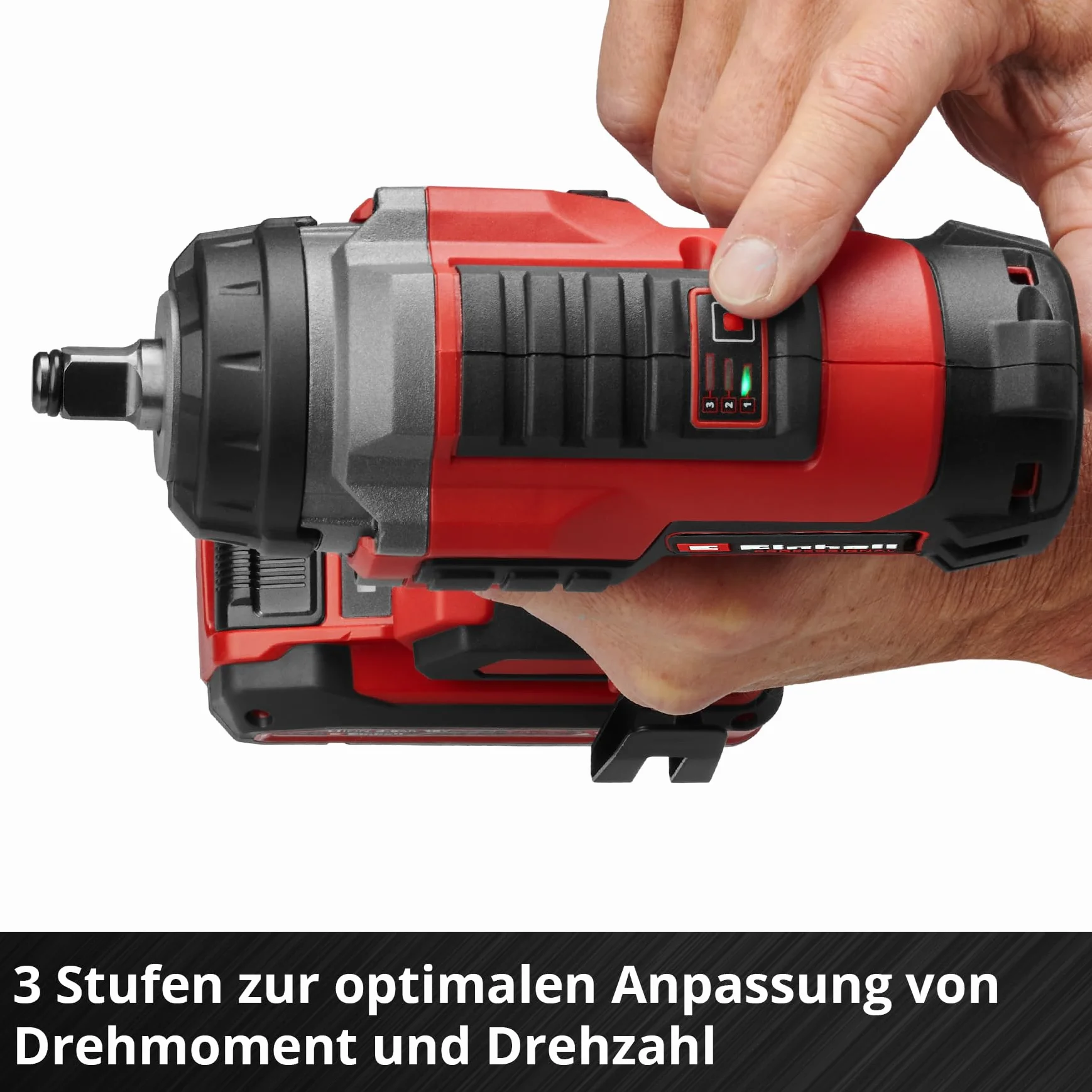 Einhell Professional Akumulatorowy klucz udarowy IMPAXXO 18/400 Power X-Change (Li-Ion, 18 V, 400 Nm, 3-bieg. przekładnia, silnik bezszczotkowy, bez akumulatora i ładowarki)