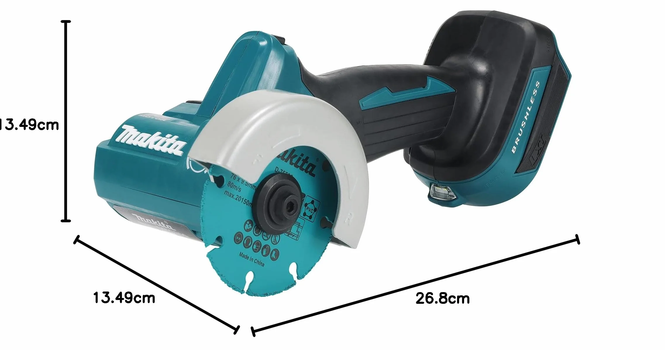 MAKITA DMC300Z Szlifierka kompaktowa 18V LXT 76 mm