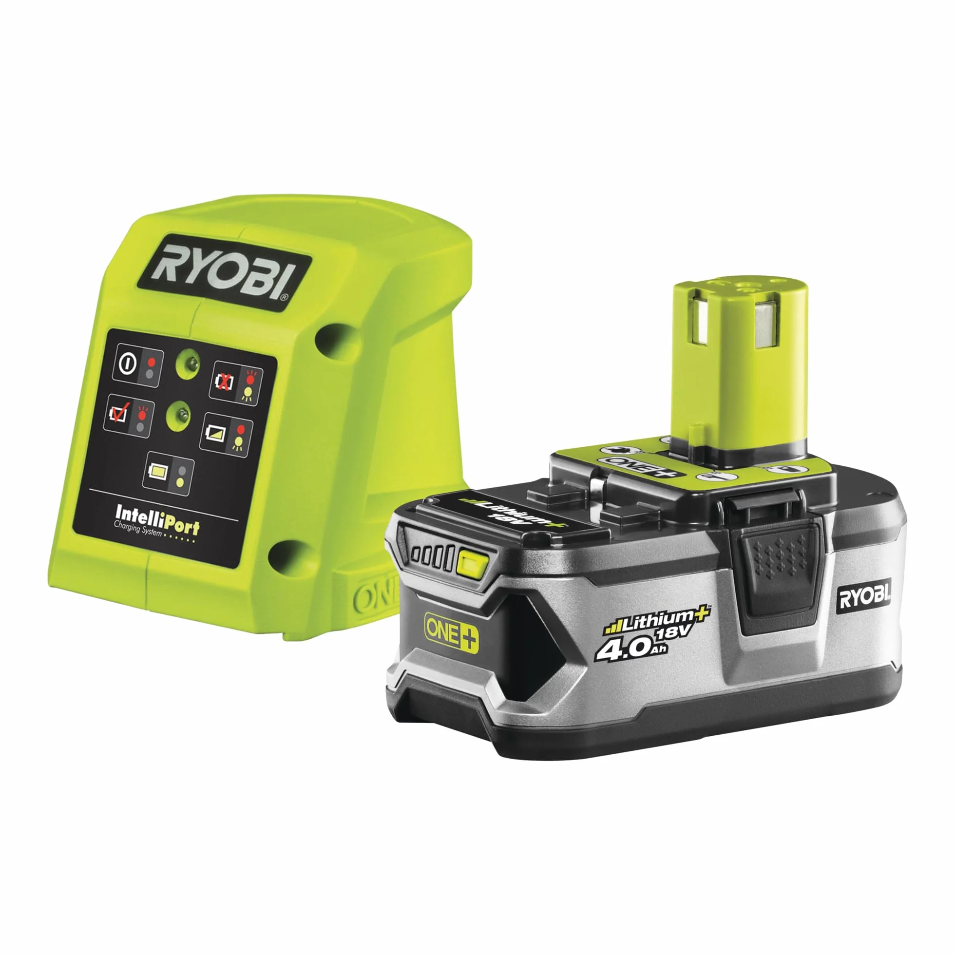 Ryobi Dmuchawa Akumulatorowa 18 V, RY18BLA-140, Prędkość Powietrza 145 km/h, Zestaw Zawiera Akumulator 4.0 Ah i Ładowarkę 1.5 A