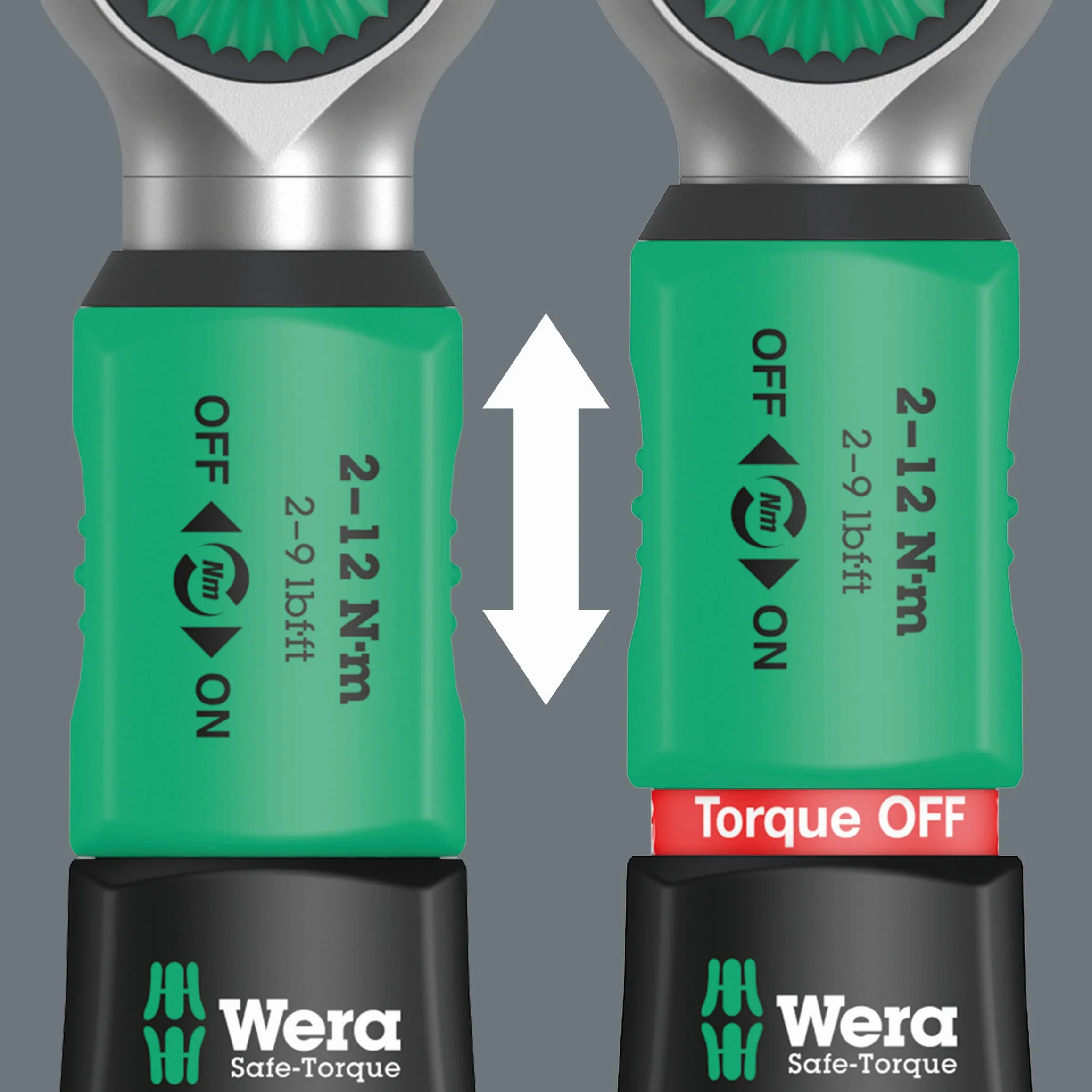 Zestaw z kluczem dynamometrycznym Safe-Torque A2 2-12Nm 1/4" 23-częściowy Wera